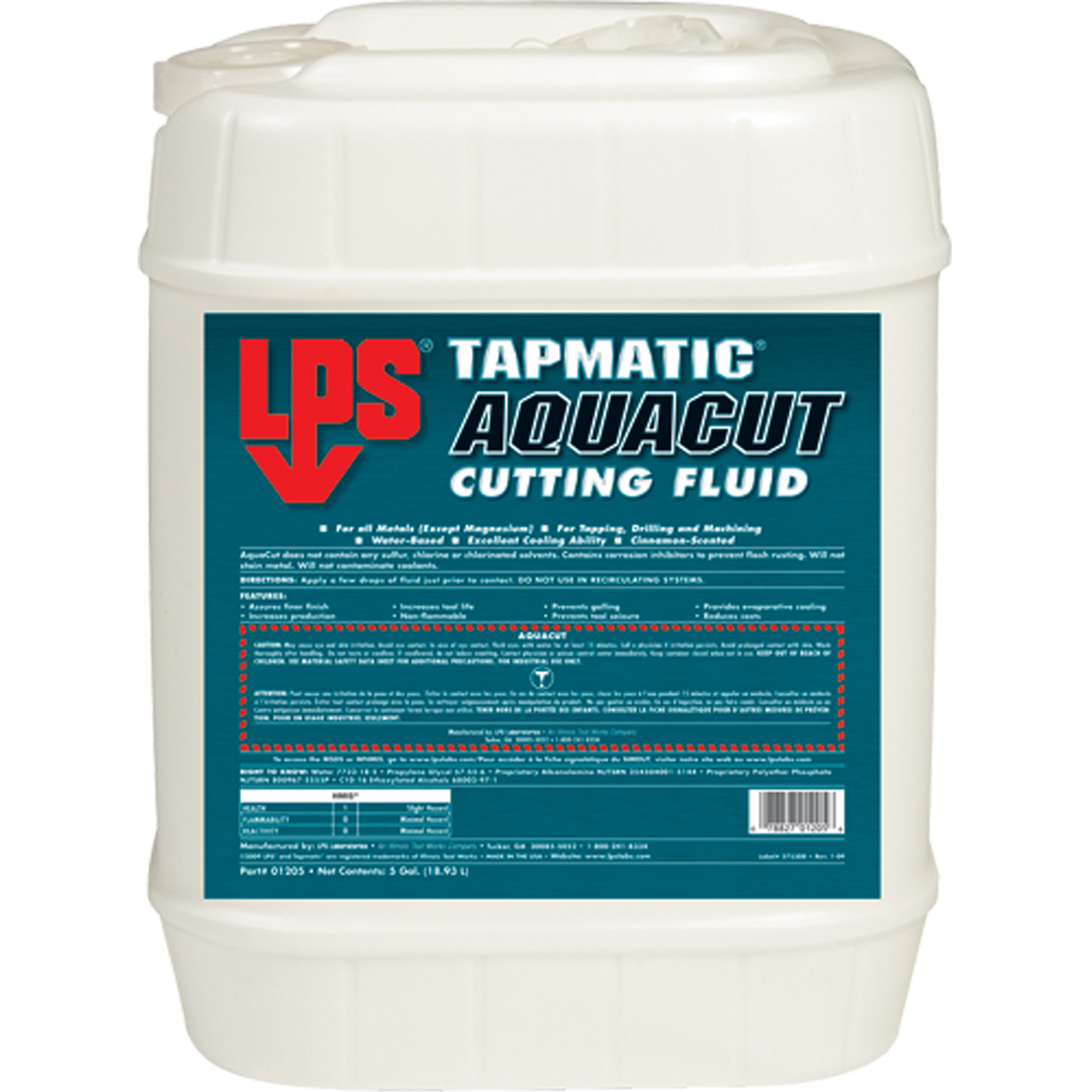 Liquides de coupe AquaCut de TapmaticMD, 5 gal.