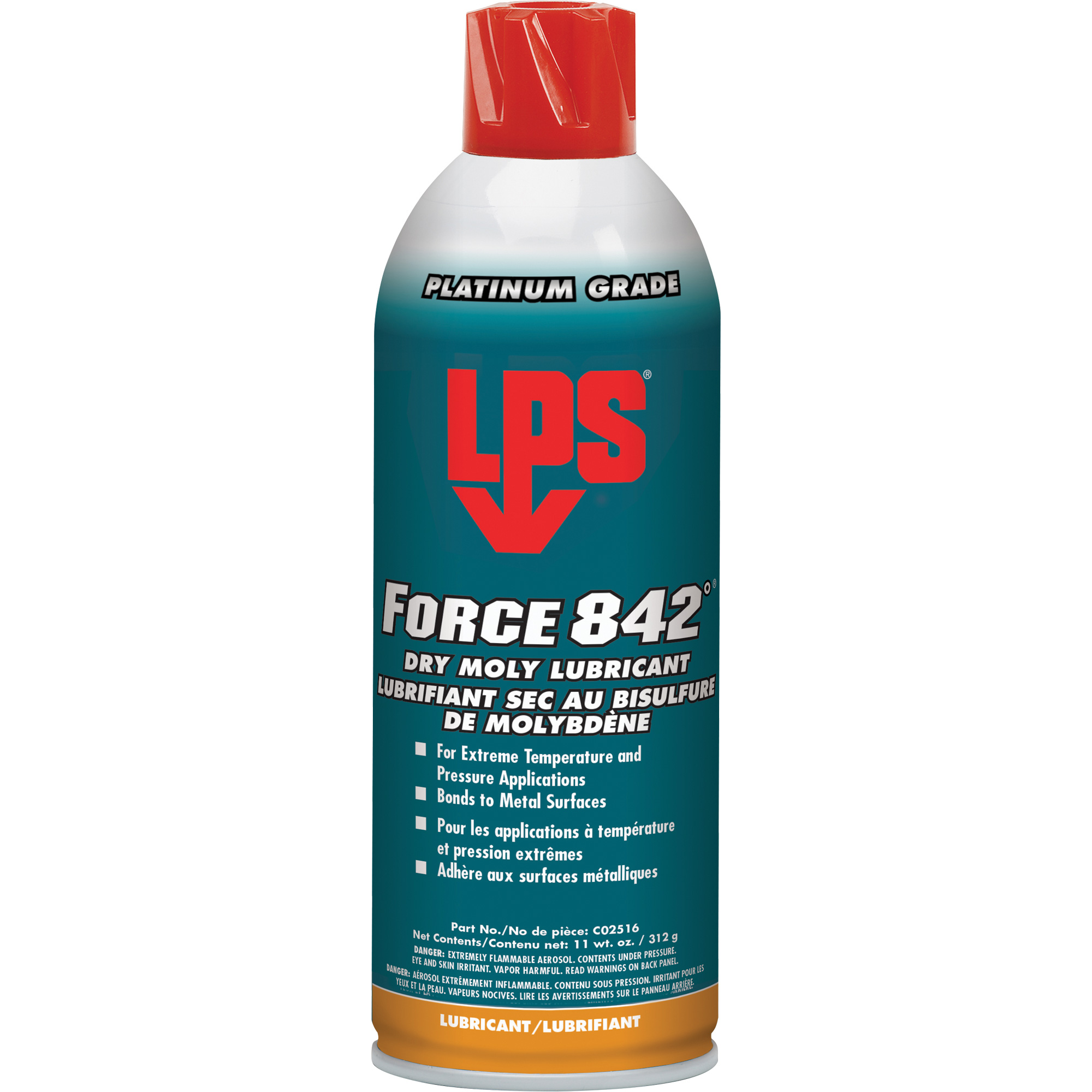 Lubrifiant sec au Moly Force 842°MD, Canette aérosol