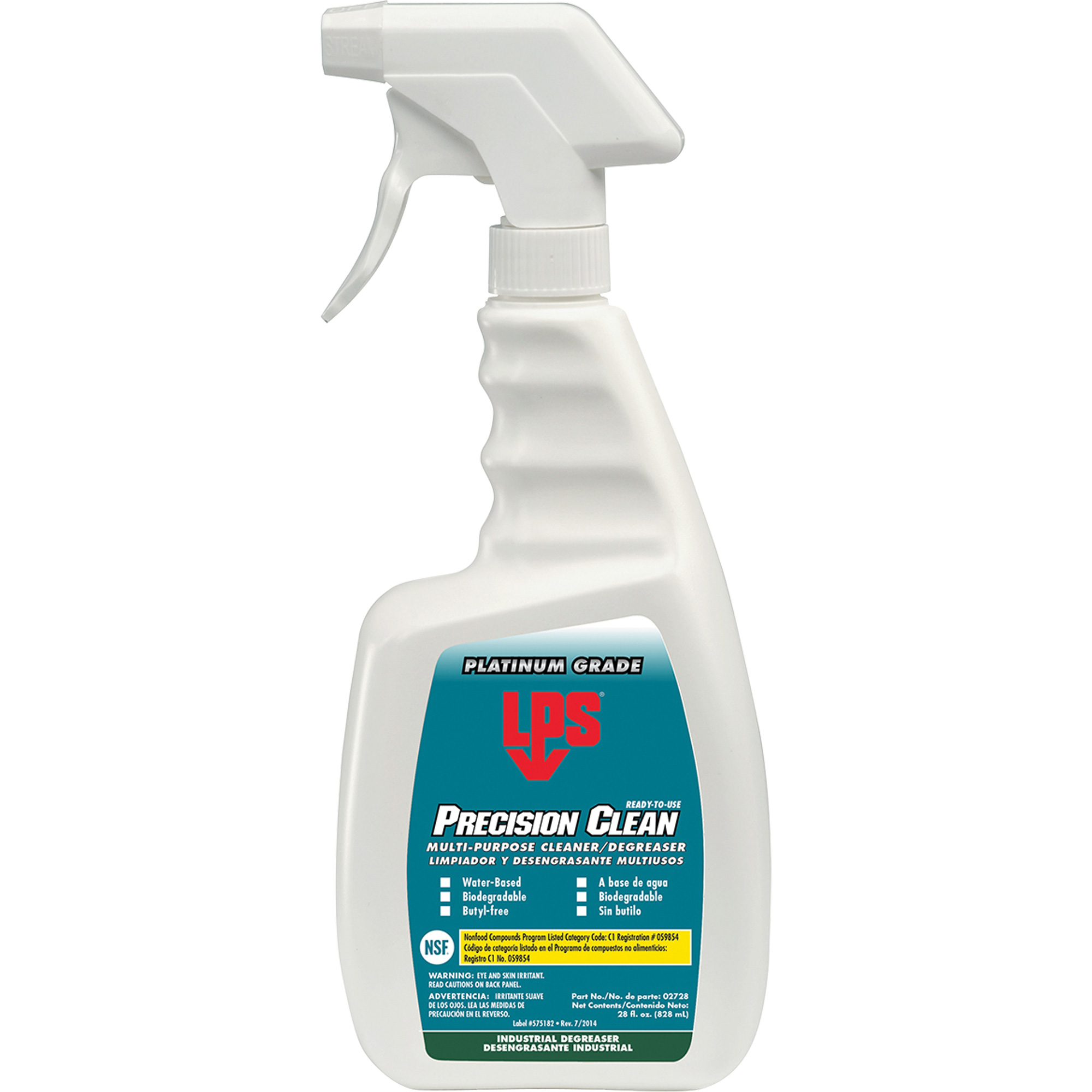 Nettoyant & dégraissant polyvalent Precision Clean, Bouteille à gâchette