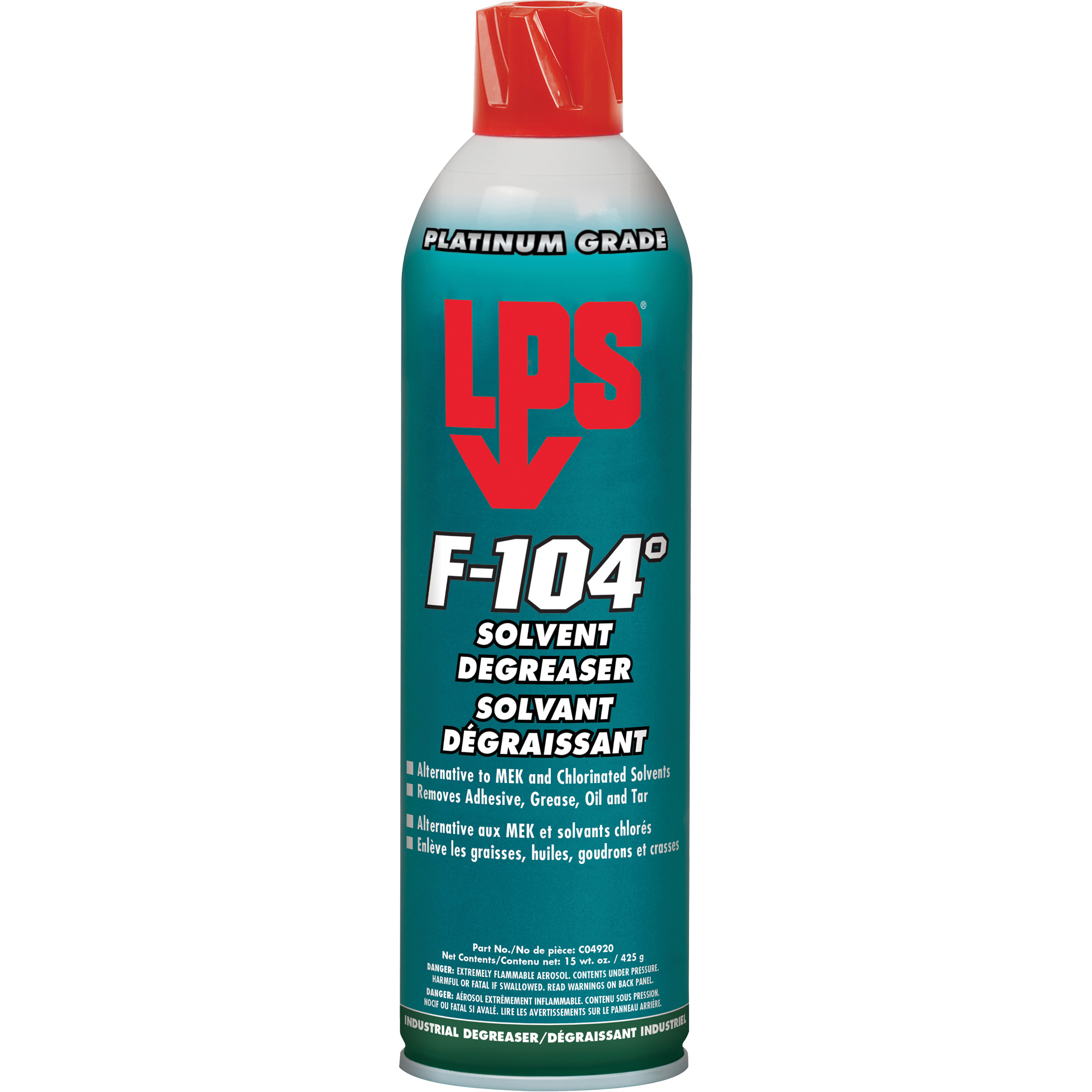 Solvant & dégraissant à évaporation rapide F-104°, Canette aérosol