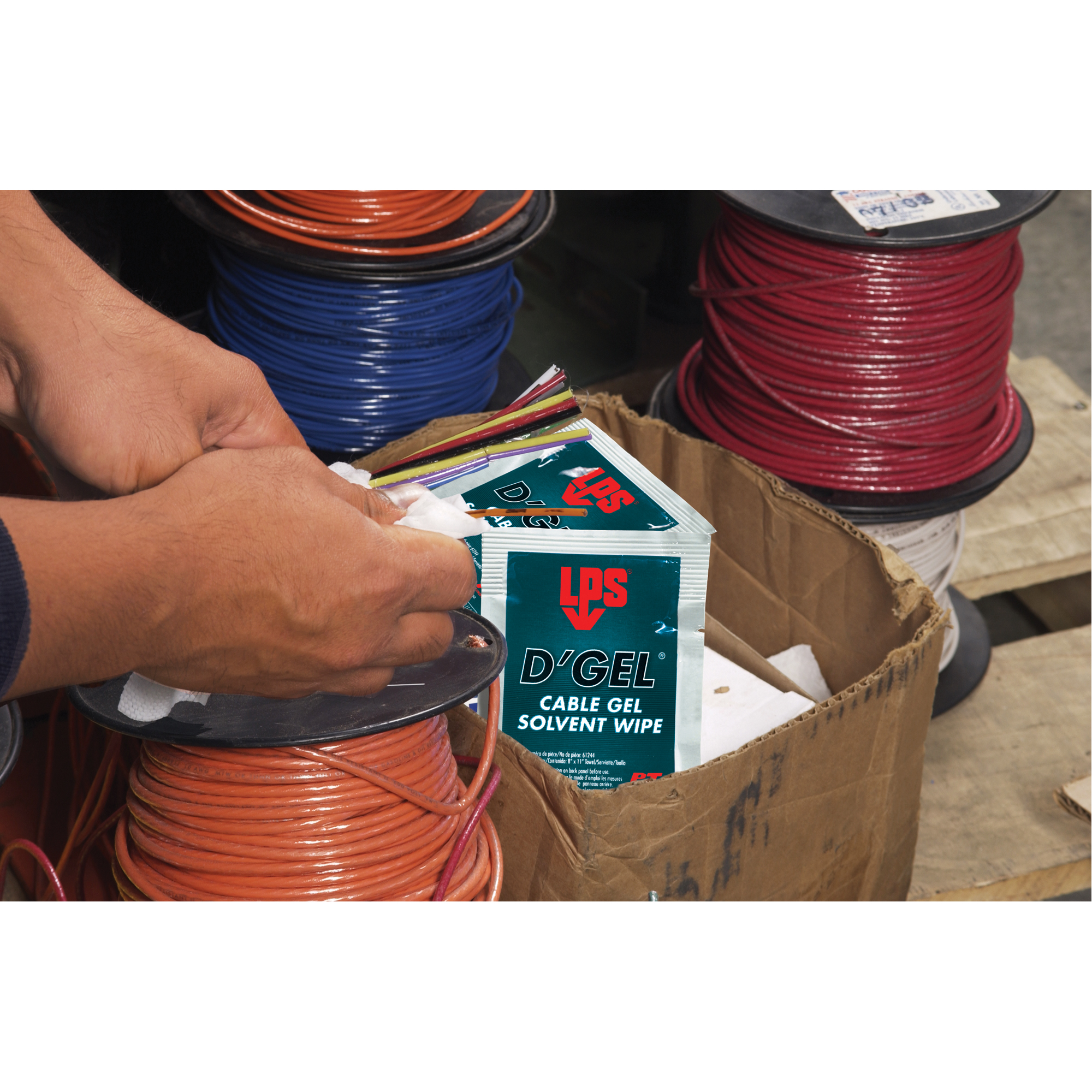 Solvant de gel D'GelMD pour câbles, Sachets – Image 2