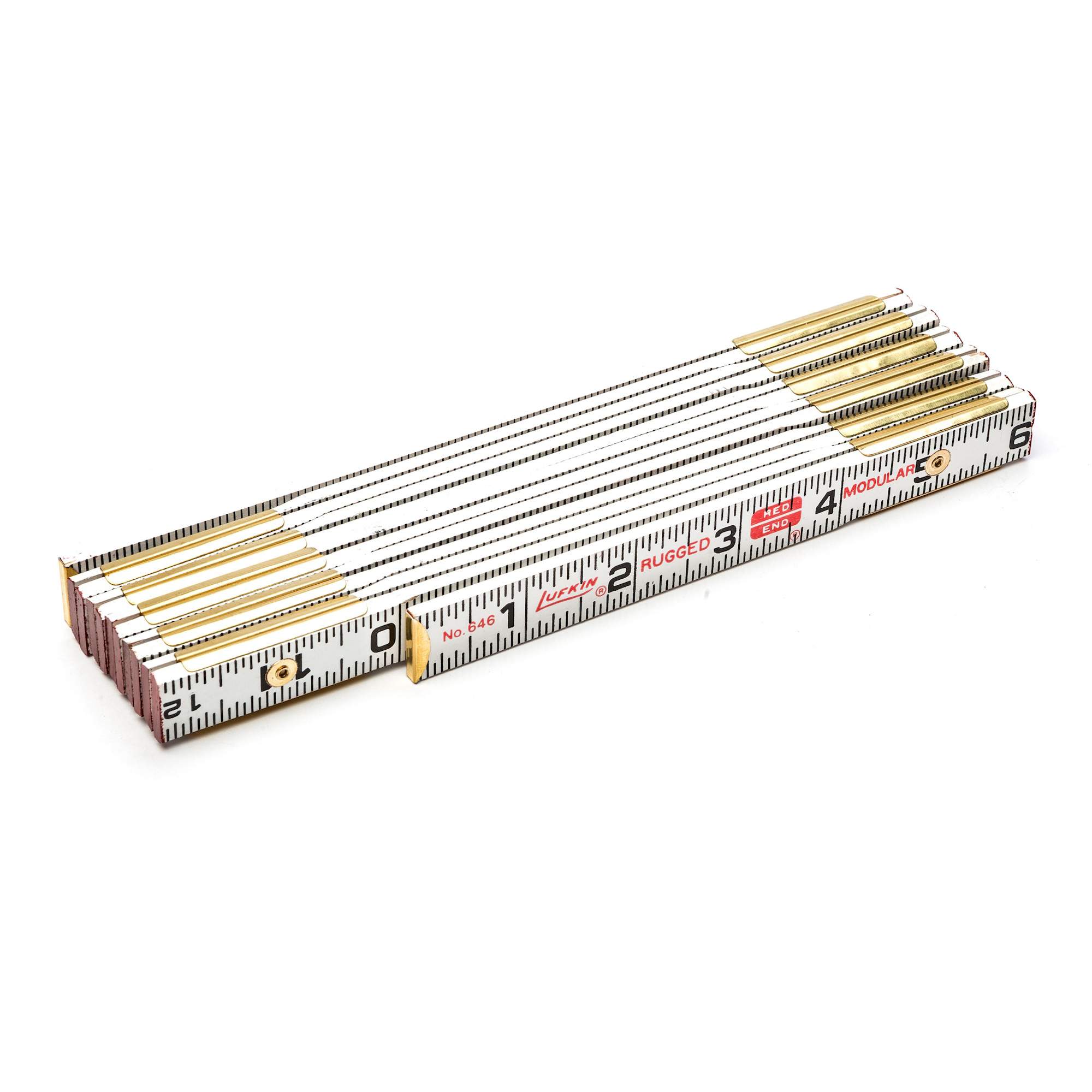 Règle de maçon Red EndMD, 6' lo, Bois, Graduations de 1/16"