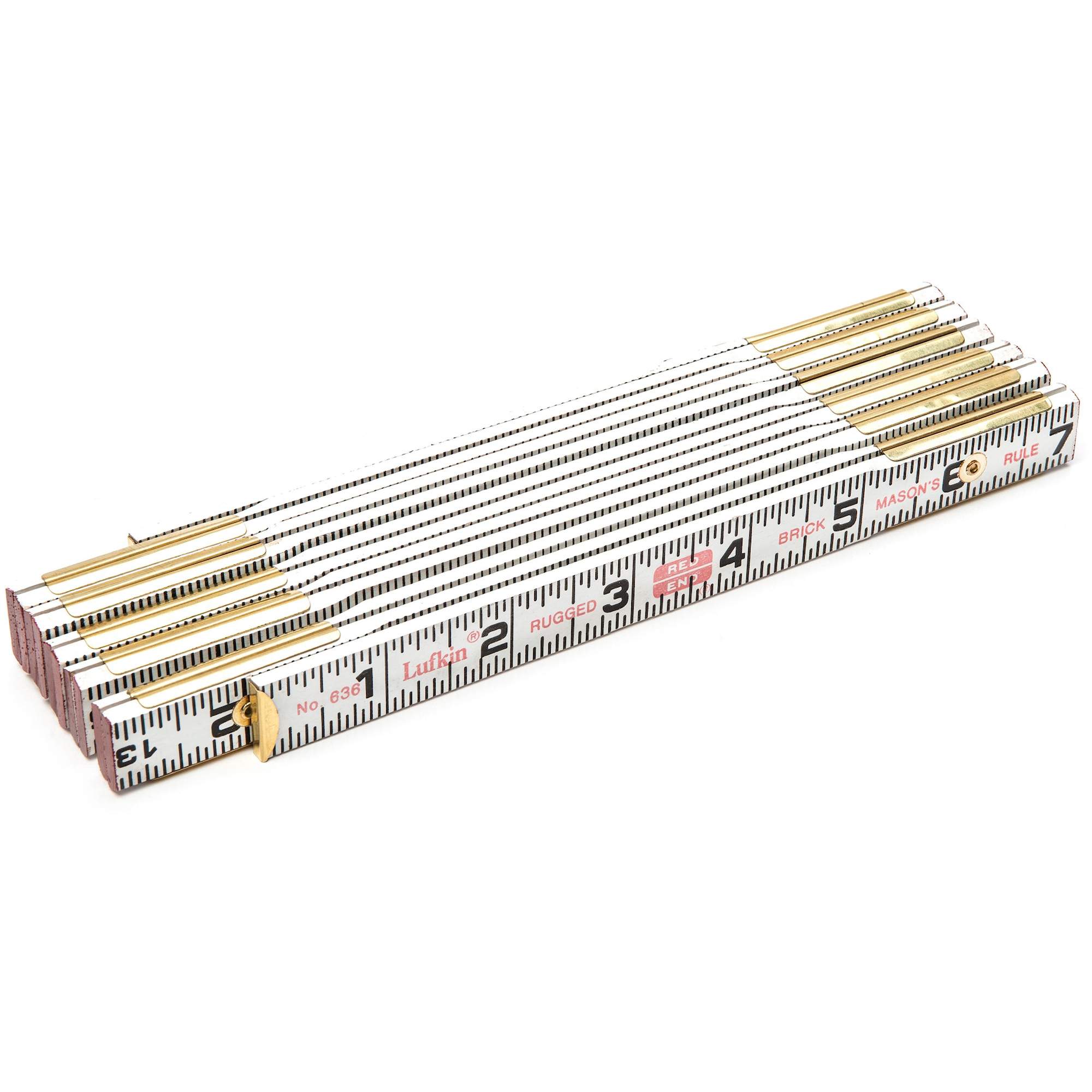 Règle de maçon Red EndMD, 6' lo, Bois, Graduations de 1/16"