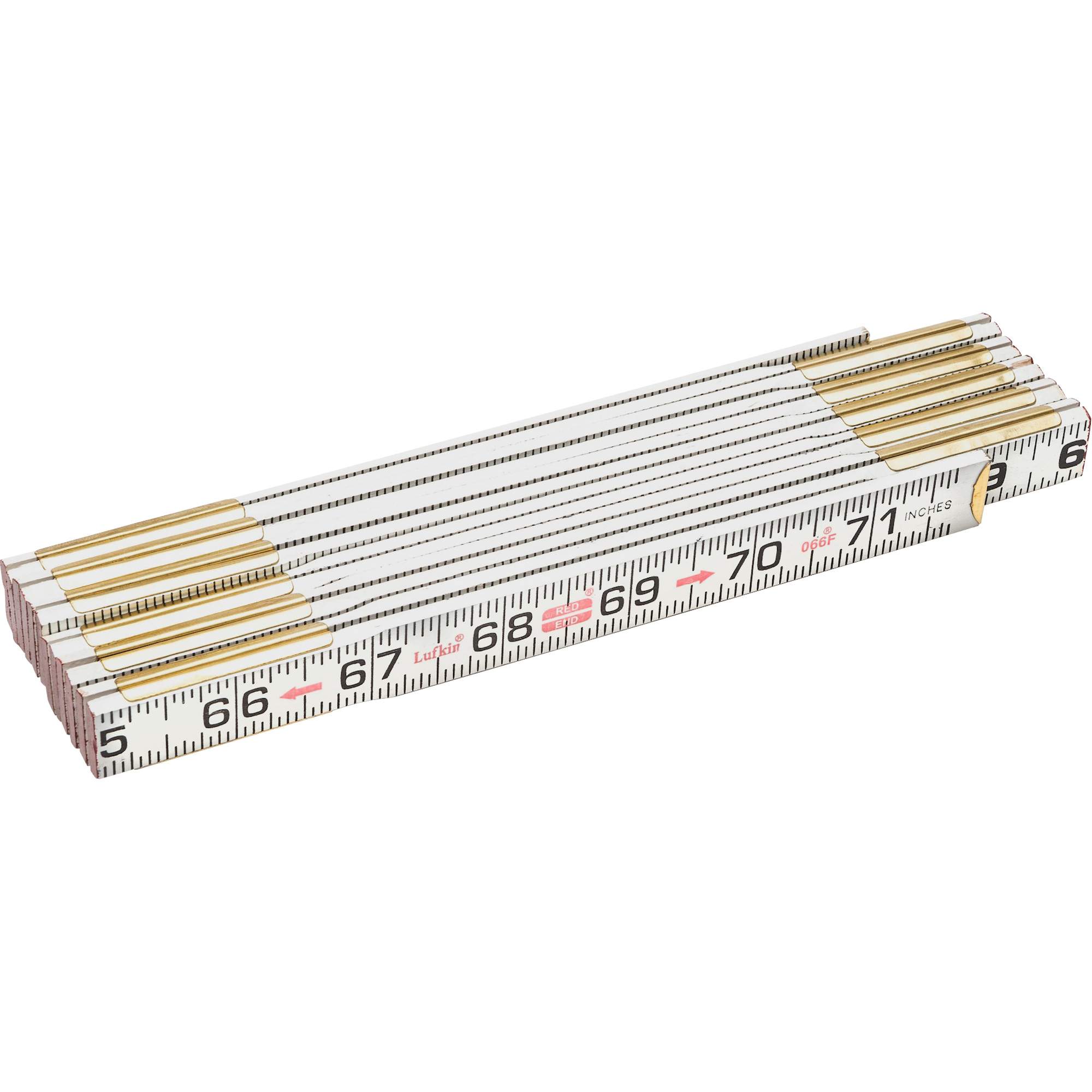 Règle plate Red EndMD, 6' lo, Bois