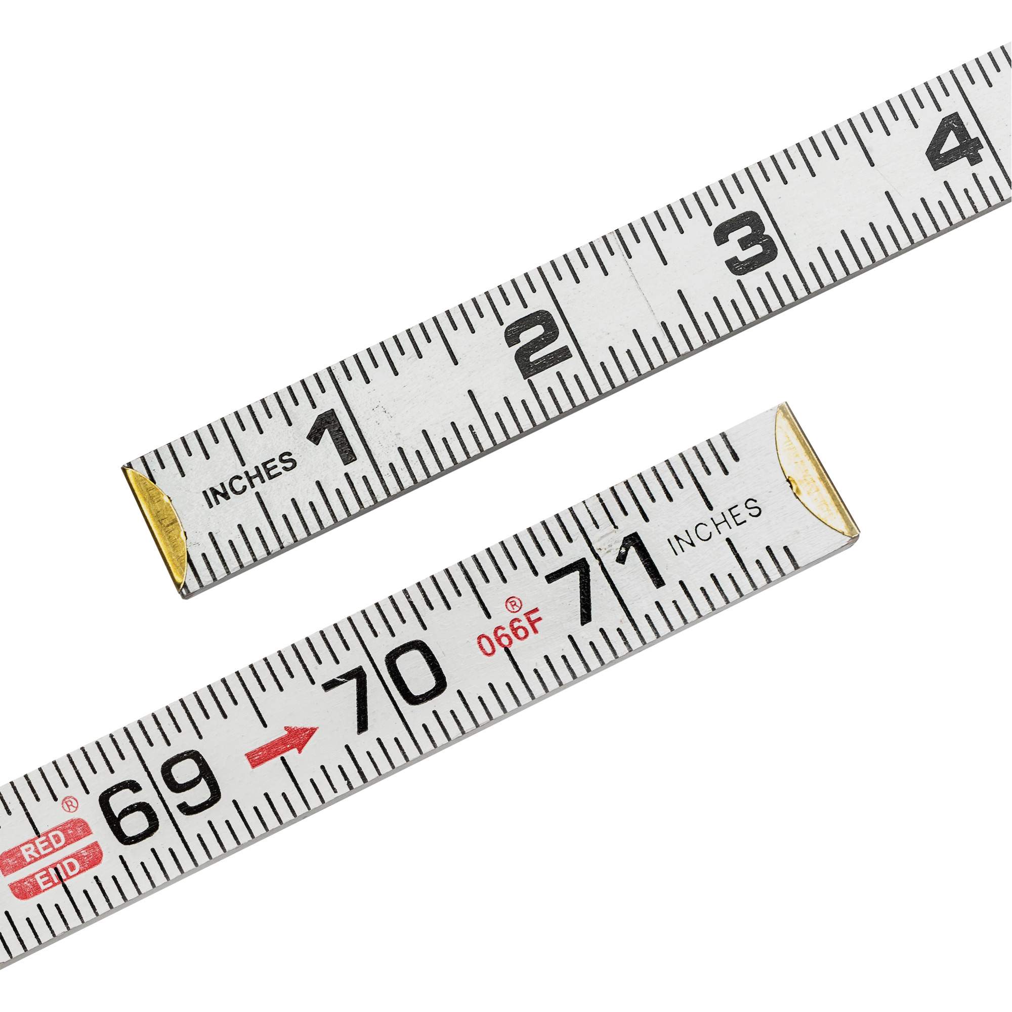 Règle plate Red EndMD, 6' lo, Bois – Image 3