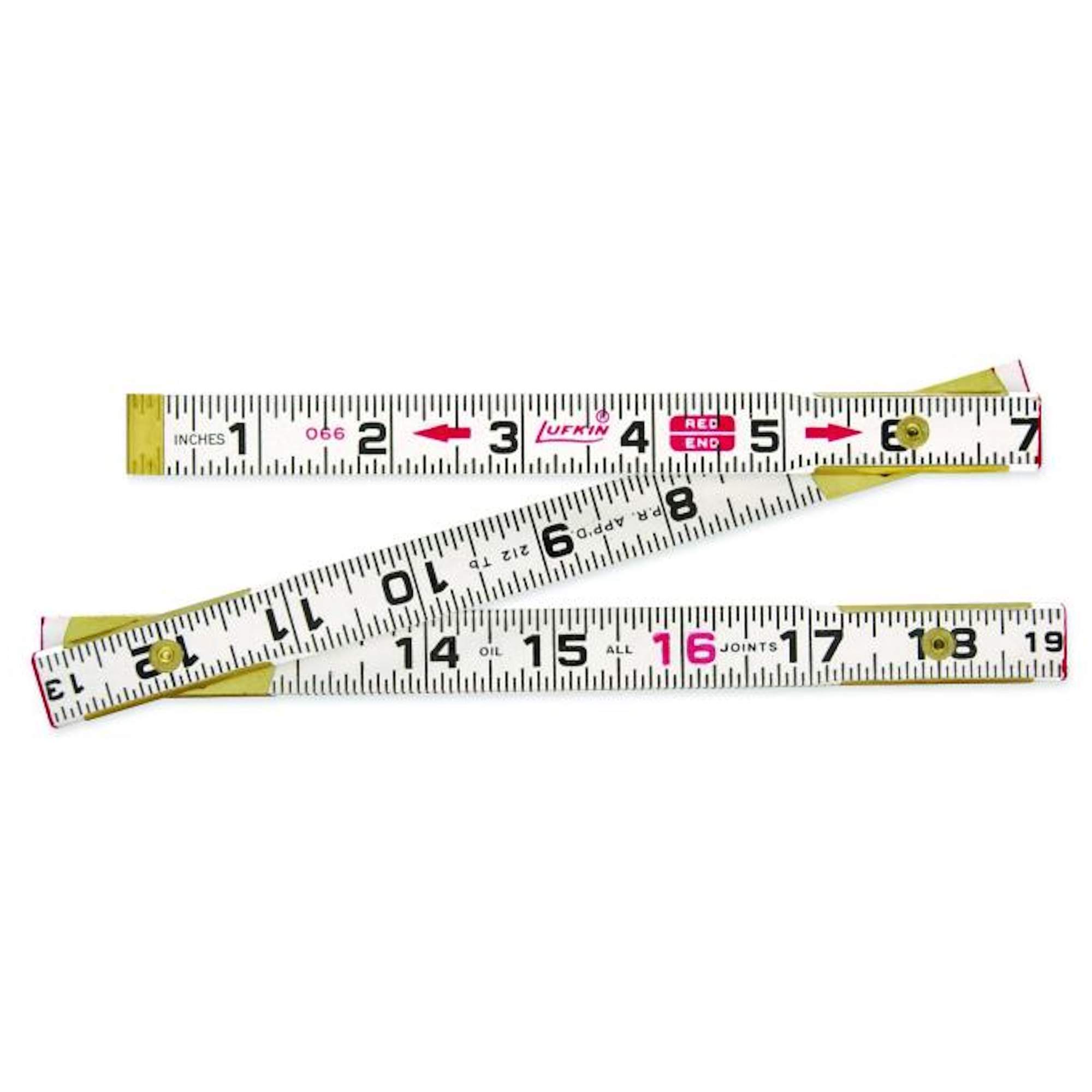Règle Red EndMD, 2 m lo, Bois, Graduations de 1 mm