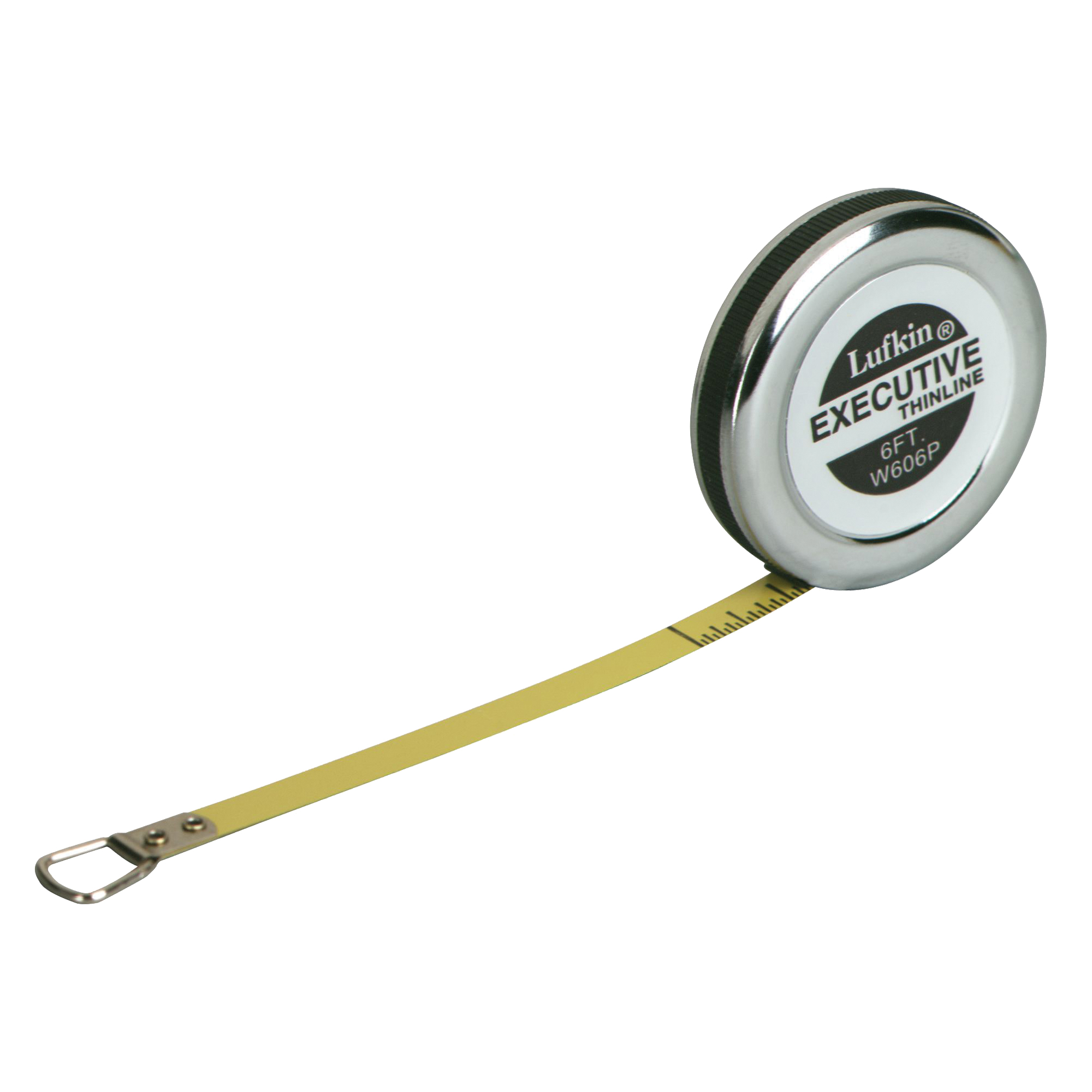 Ruban à mesurer de poche ExecutiveMD, 6 mm x 2 m, Marques de goujon 1 mm
