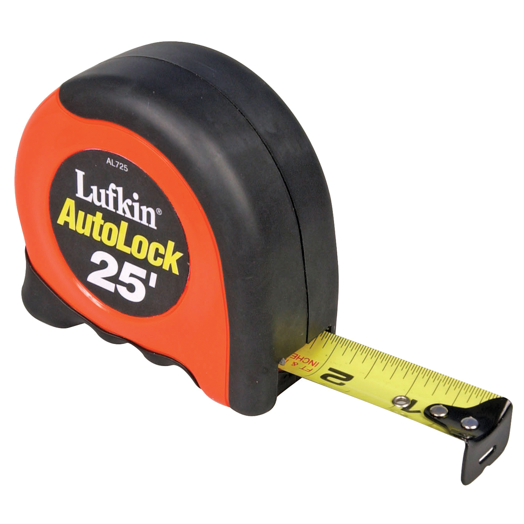 Rubans à mesurer Autolock, 1" x 25', Marques de goujon po/pi