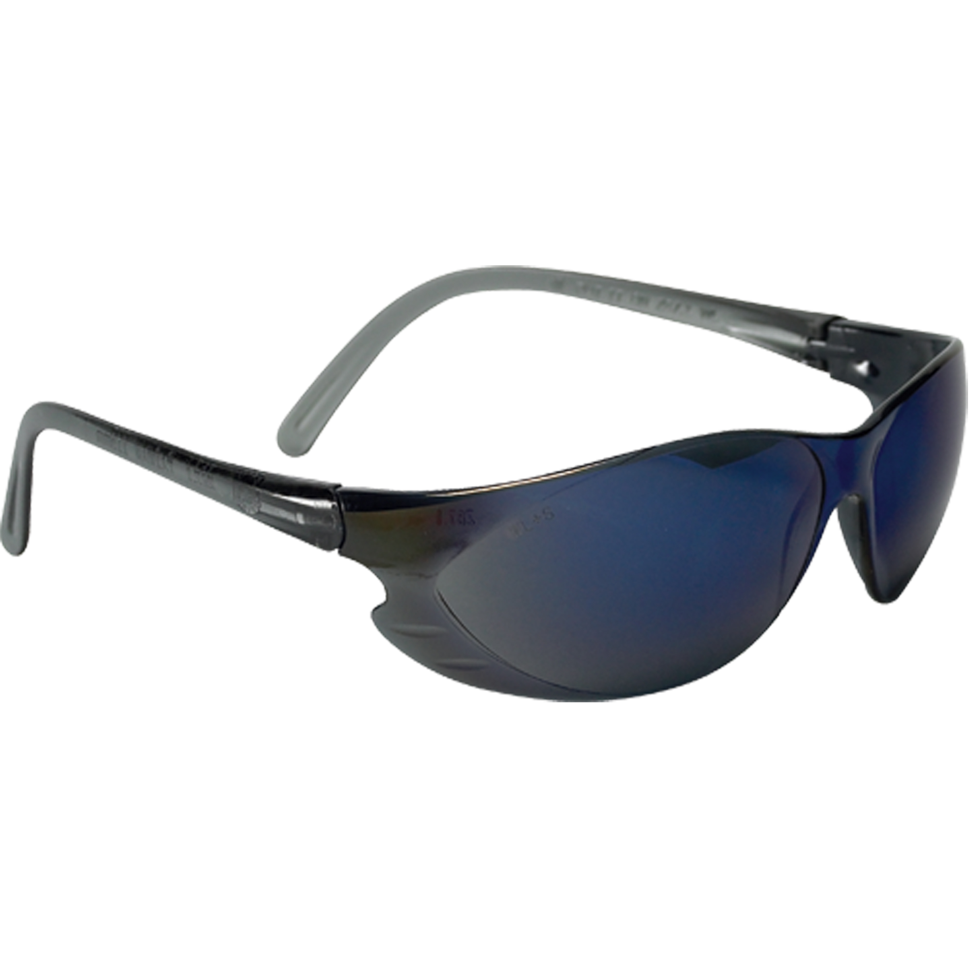 Lunettes de sécurité à miroir bleu, Lentille Bleu/Miroir, Anti-égratignures, Répond ou surpasse la norme CSA Z94.3