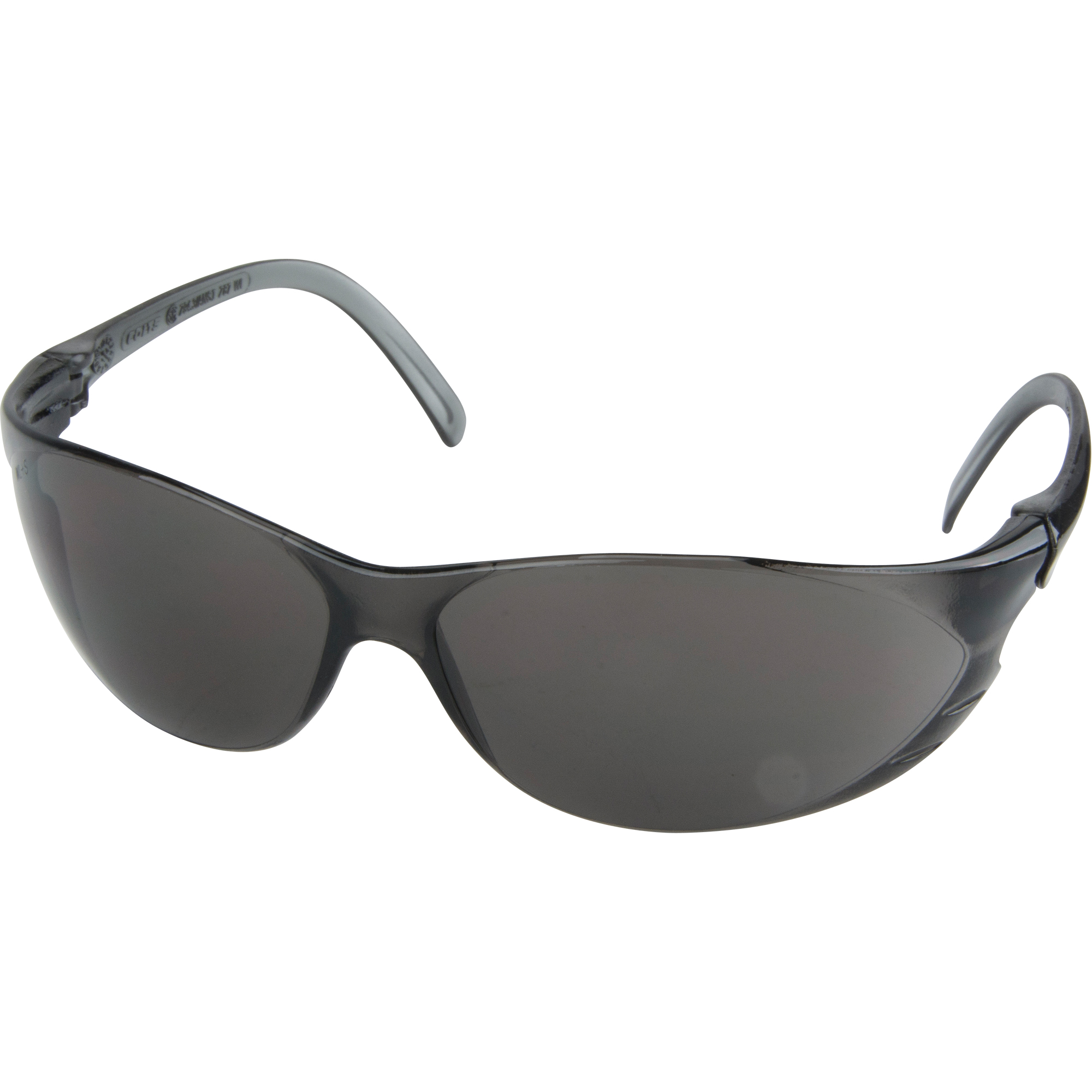 Lunettes de sécurité série Twister, Lentille Grise/fumée, Anti-égratignures, ANSI Z87+/Répond ou surpasse la norme CSA Z94.3