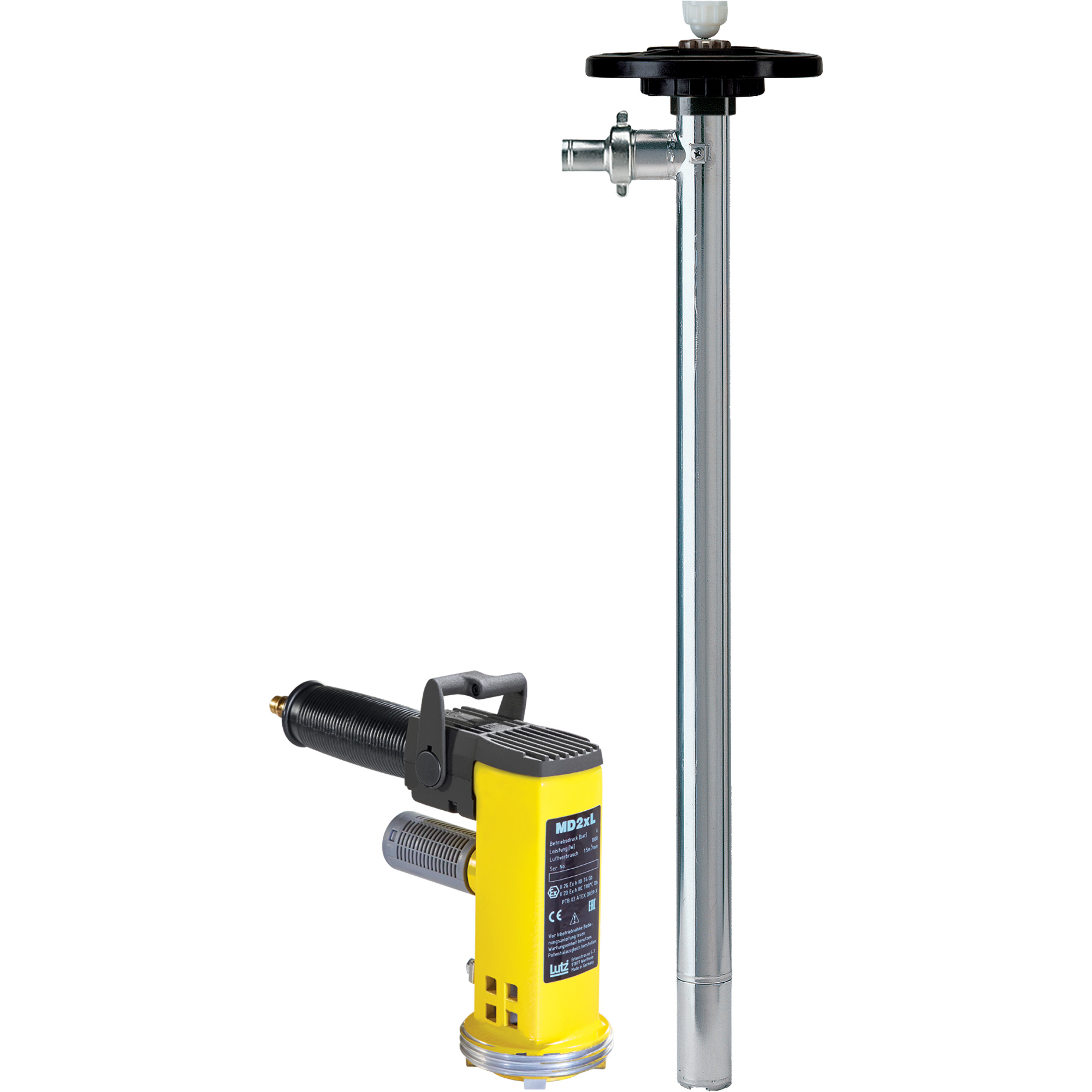 Pompes à tambour à air comprimé, Acier inoxydable, 26 gal./min