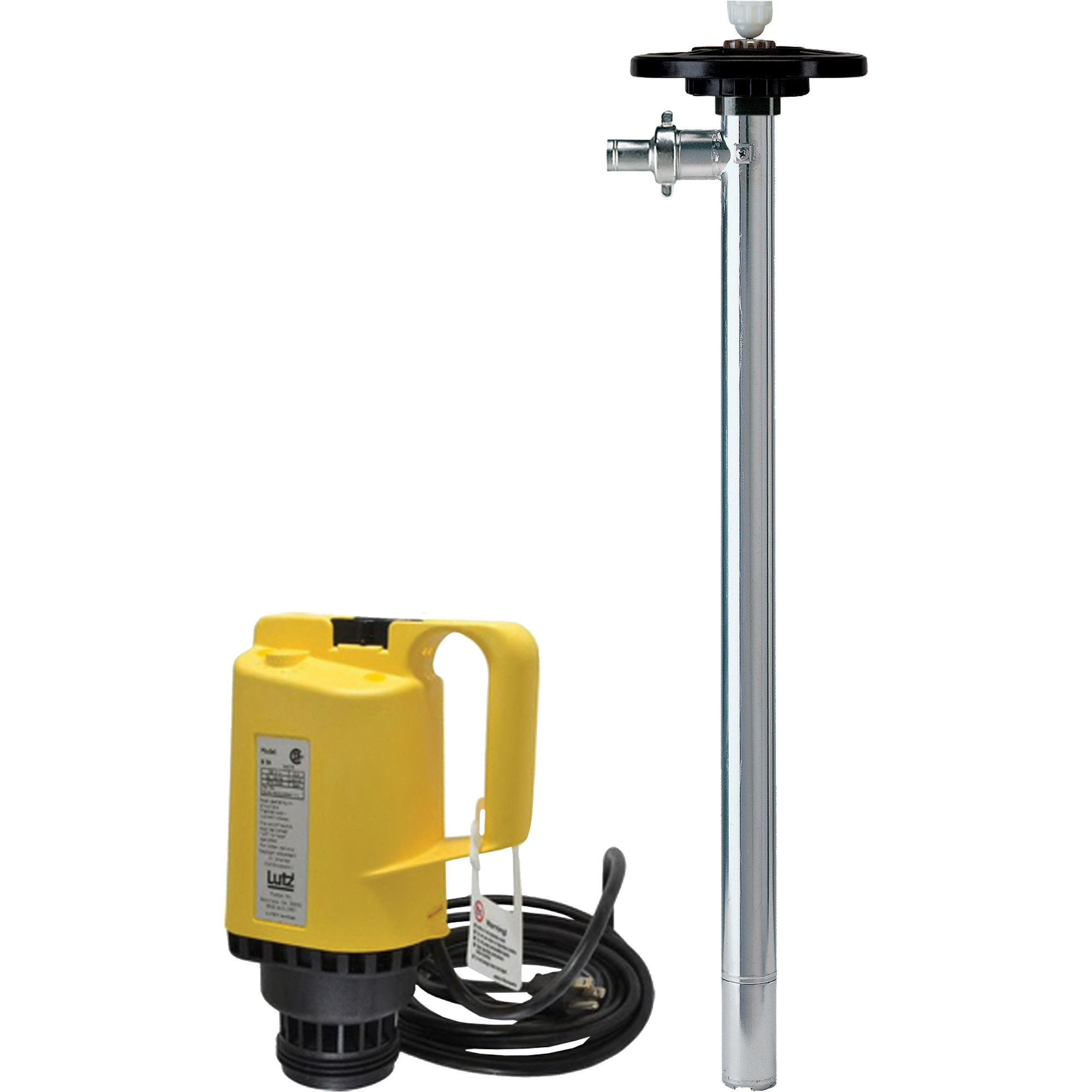 Pompes à tambour électriques, Acier inoxydable, 54,5 gal./min