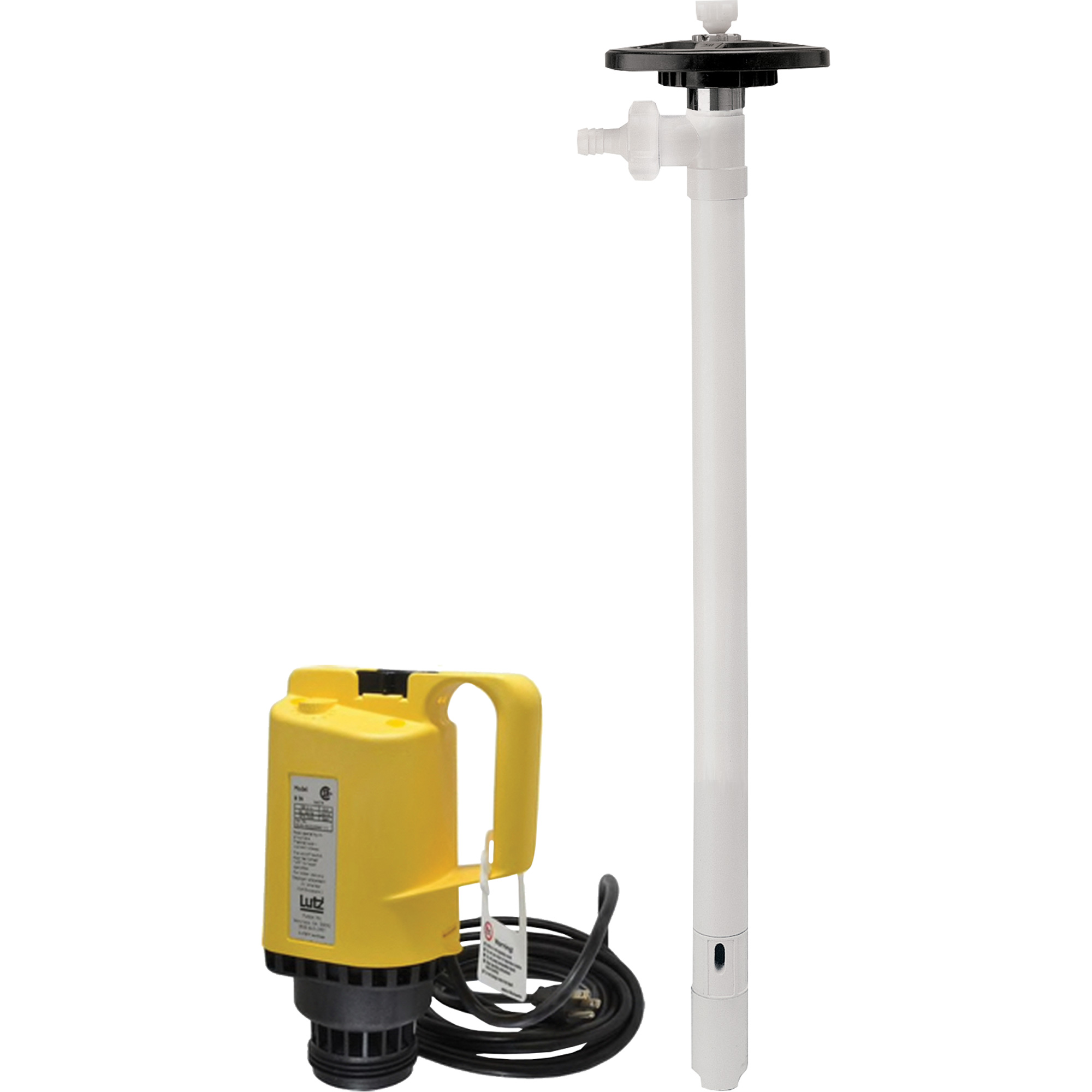 Pompes à tambour électriques, PVDF, 42 gal./min