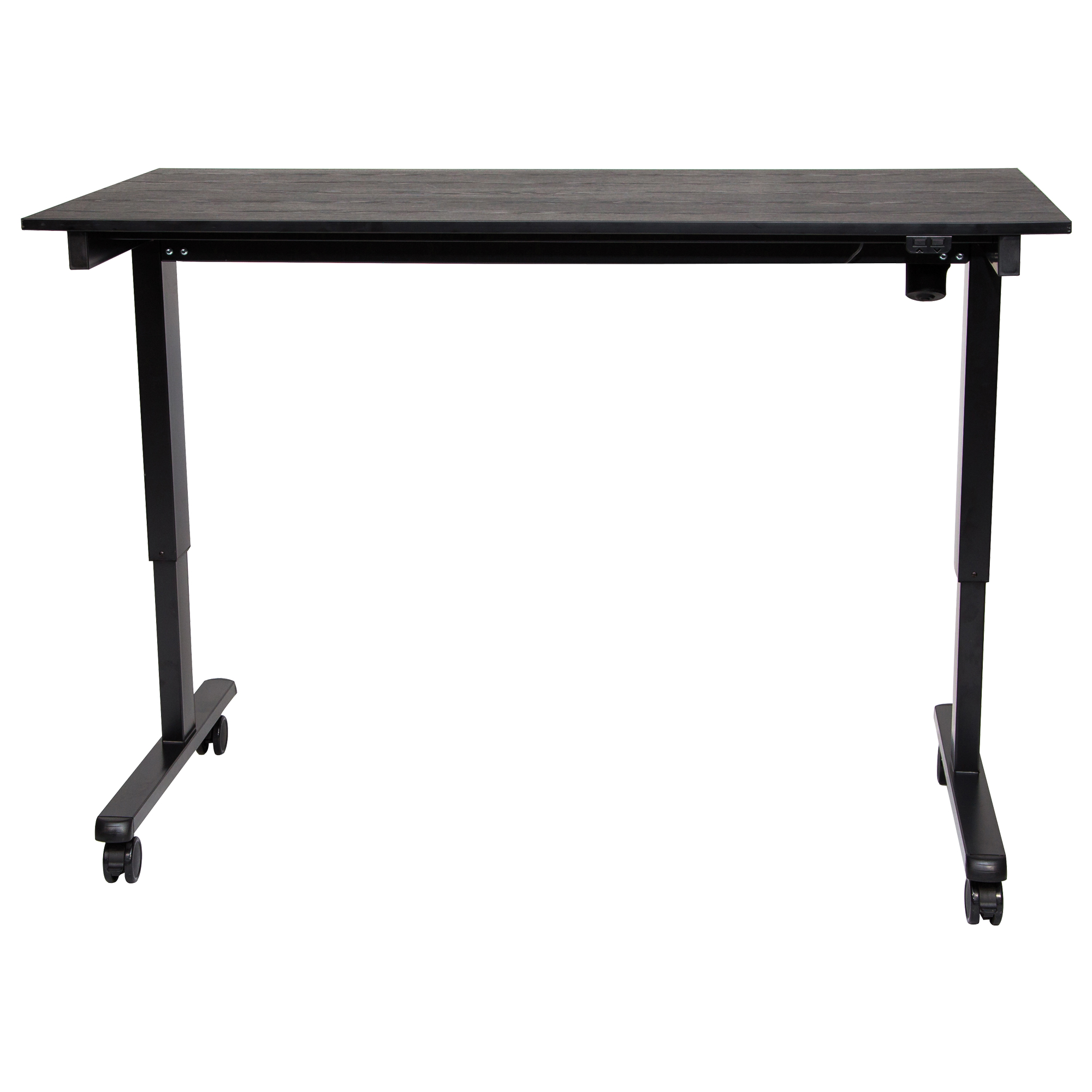 Bureau ajustable pour travail debout, , 45-1/4" h x 29-1/2" p, Noir