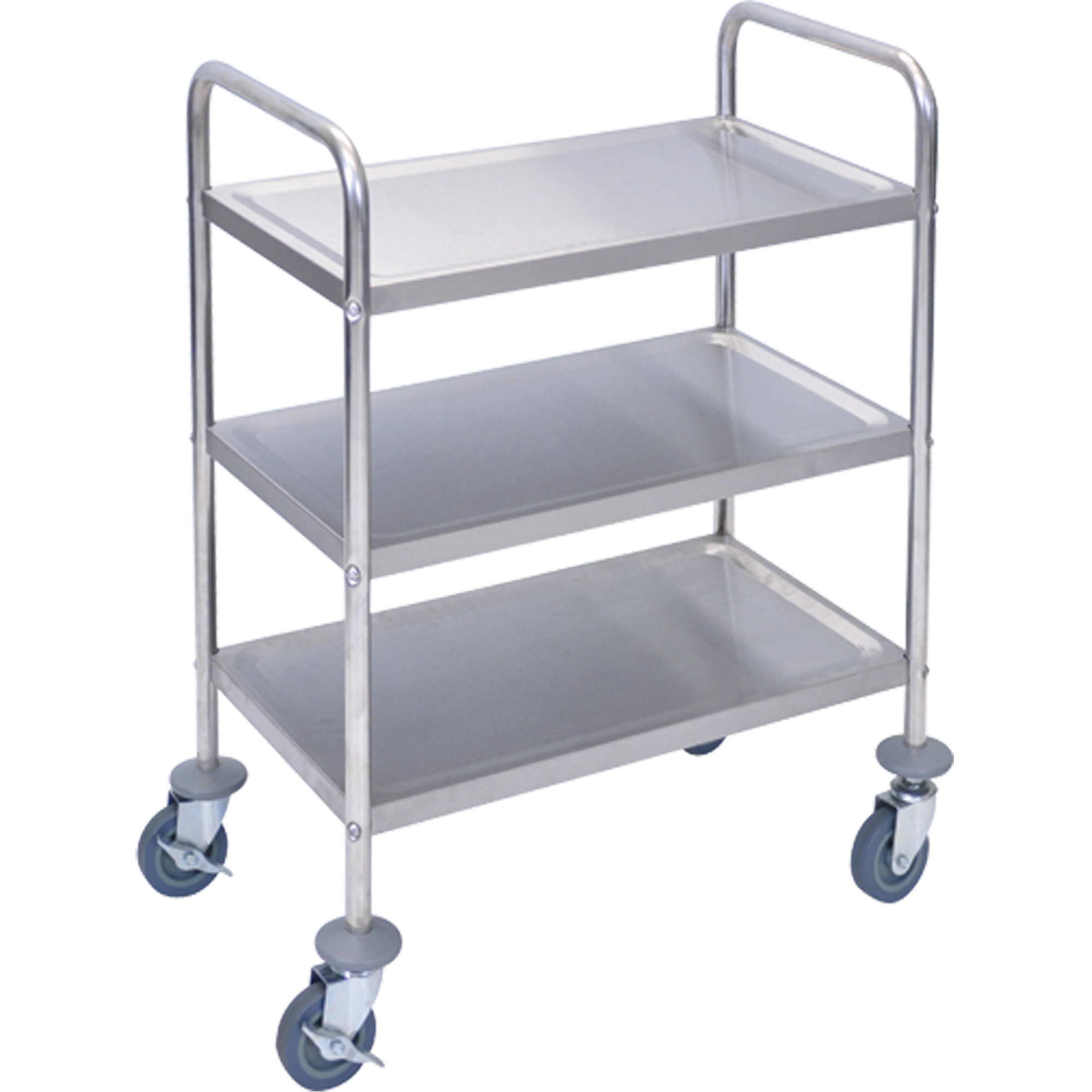 Chariot à tablettes, 3 Tiers, 16" la x 35" h x 26" p, Capacité 200 lb