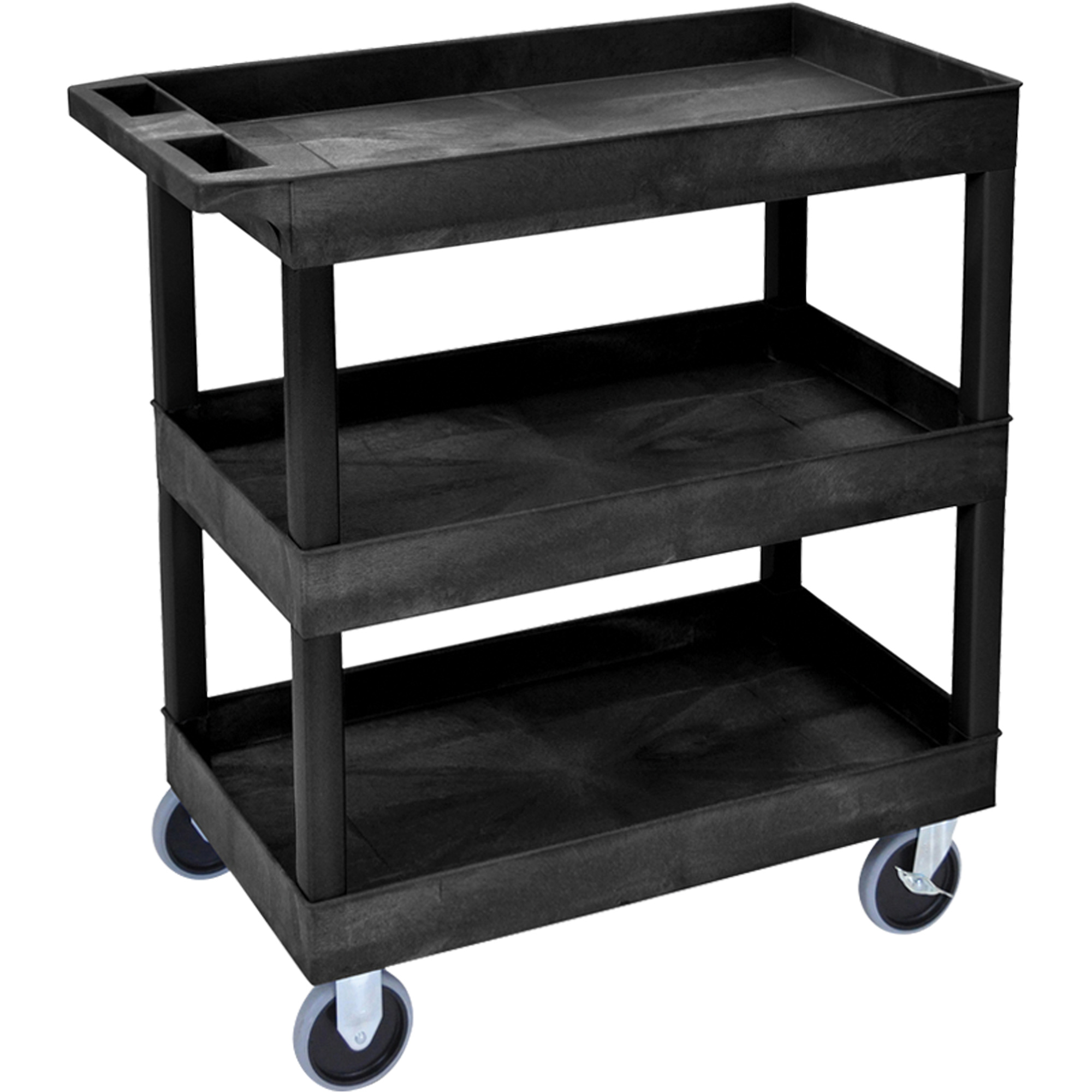 Râtelier mobile, 3 tiers, 35-1/4" x 37-1/4" x 18", Capacité 375 lb