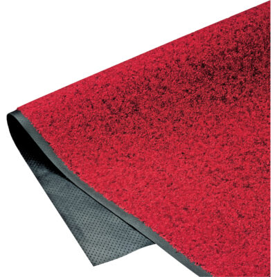 Tapis Tri-GripMC, Essuie-pieds, 3' x 10' x 3/8", Rouge/noir