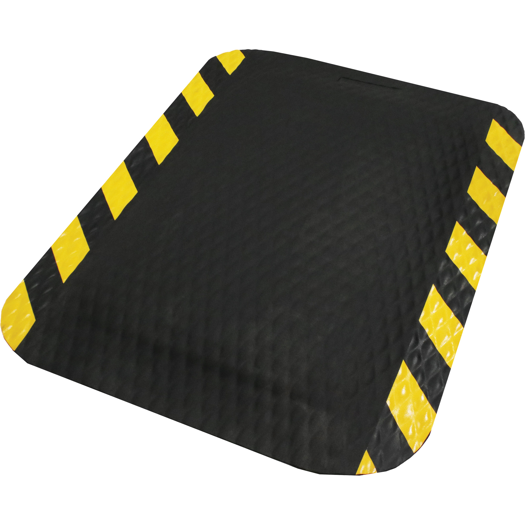 Tapis Hog Heaven, Losange, 2' x 3' x 5/8", Noir/Jaune, Nitrile