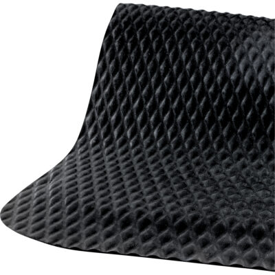 Tapis Hog Heaven no 421, Losange, 3-3/4' x 5-3/4' x 5/8", Noir, Nitrile