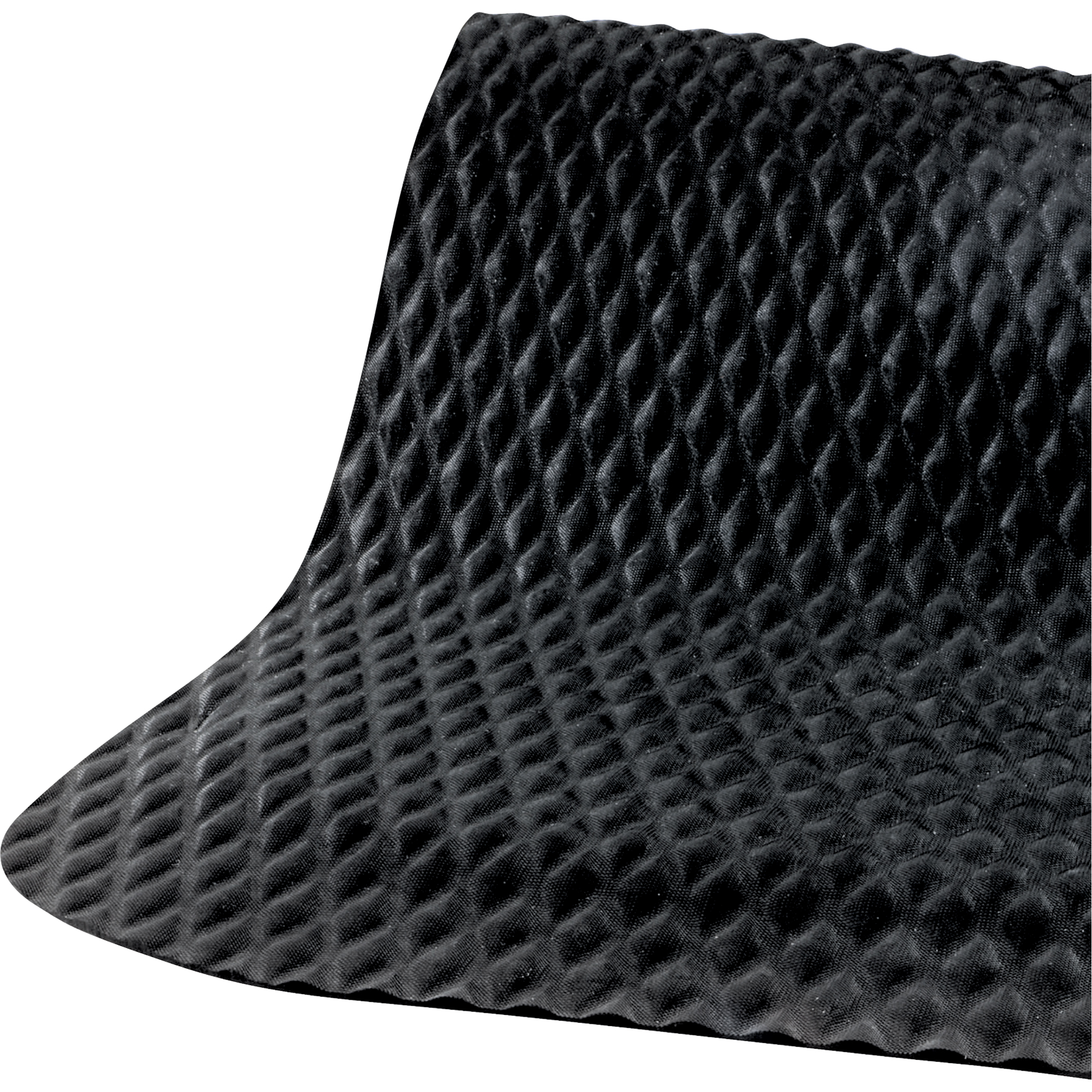 Tapis Hog Heaven no 421, Losange, 3-3/4' x 5-3/4' x 5/8", Noir, Nitrile