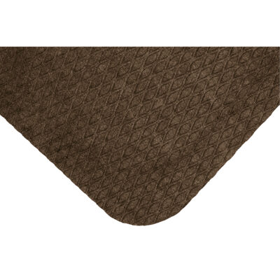Tapis stylé Hog Heaven, Losange, 2' x 3' x 5/8", Brun, Nitrile