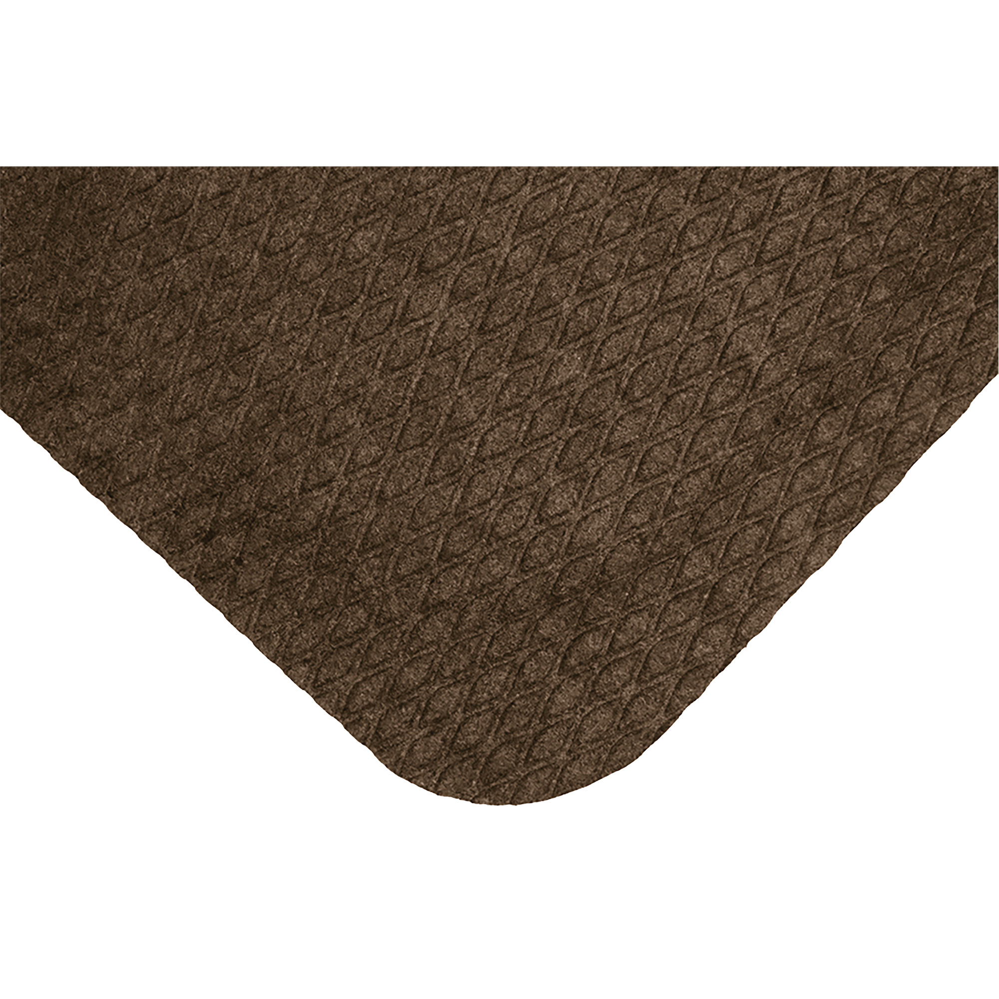 Tapis stylé Hog Heaven, Losange, 2' x 3' x 5/8", Brun, Nitrile