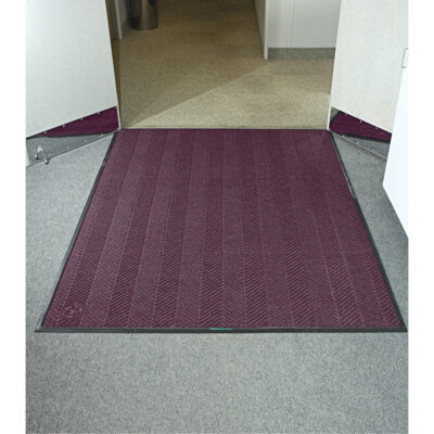Tapis WaterhogMD Eco Elite, Essuie-pieds/grattoir, 4' x 20' x 3/8", Marron