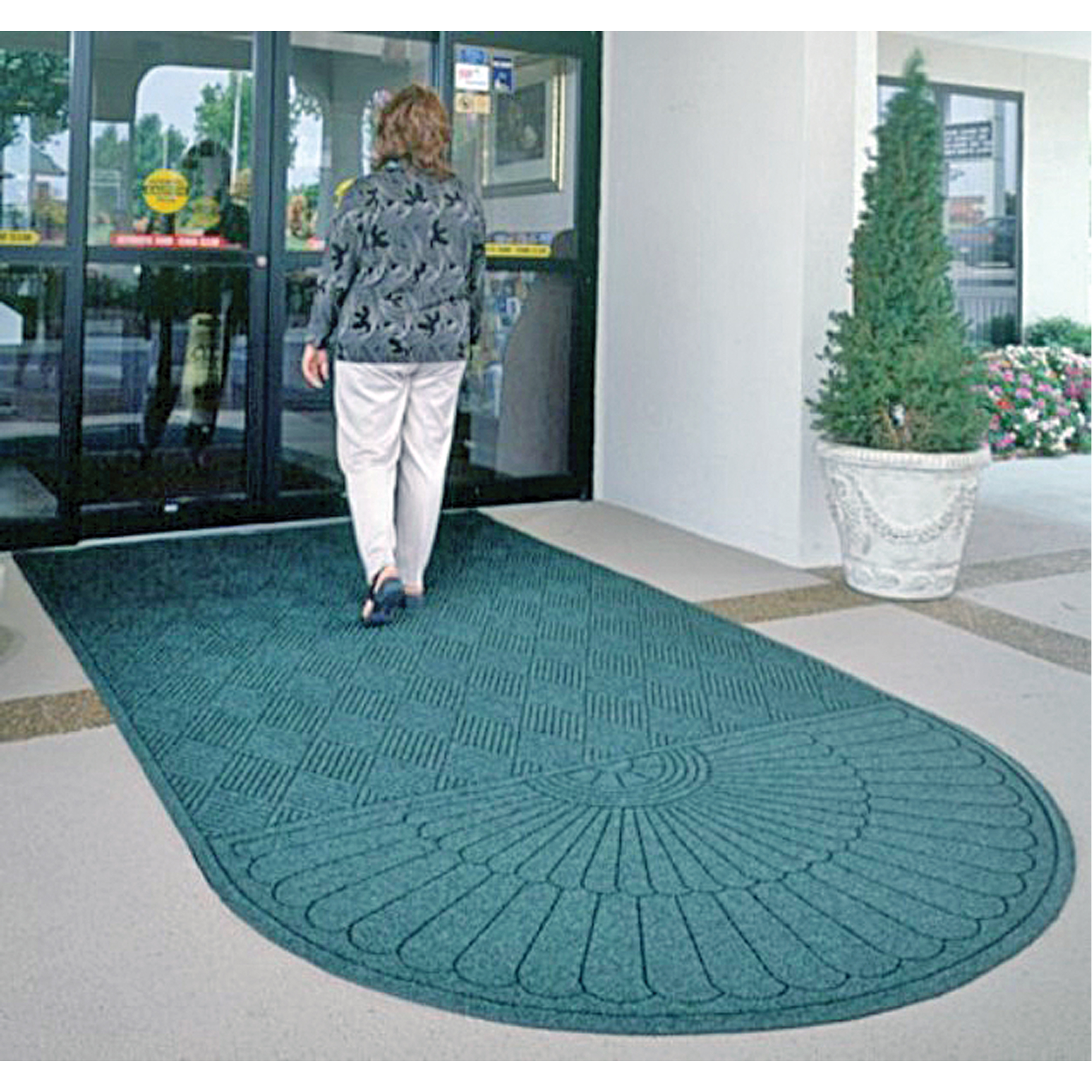 Tapis WaterhogMD Eco, Essuie-pieds/grattoir, 3' x 10' x 3/8", Pin du sud