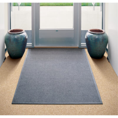 Tapis WaterhogMD Fashion, Essuie-pieds/grattoir, 4' x 6' x 1/4", Gris