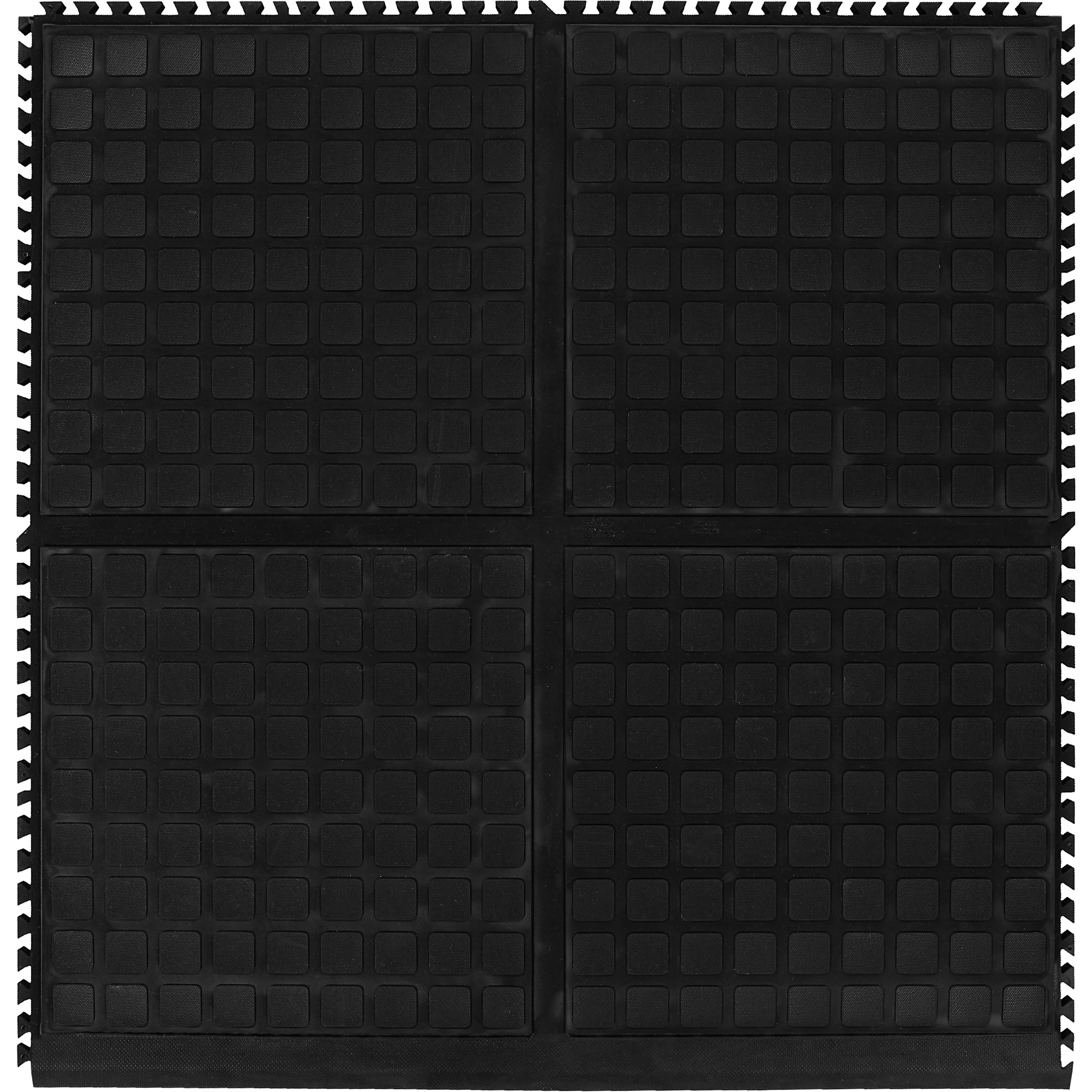 Tuile latérale modulaire Hog Heaven III Comfort, Ondulé, 3' x 3-1/3' x 3/4", Noir, Nitrile