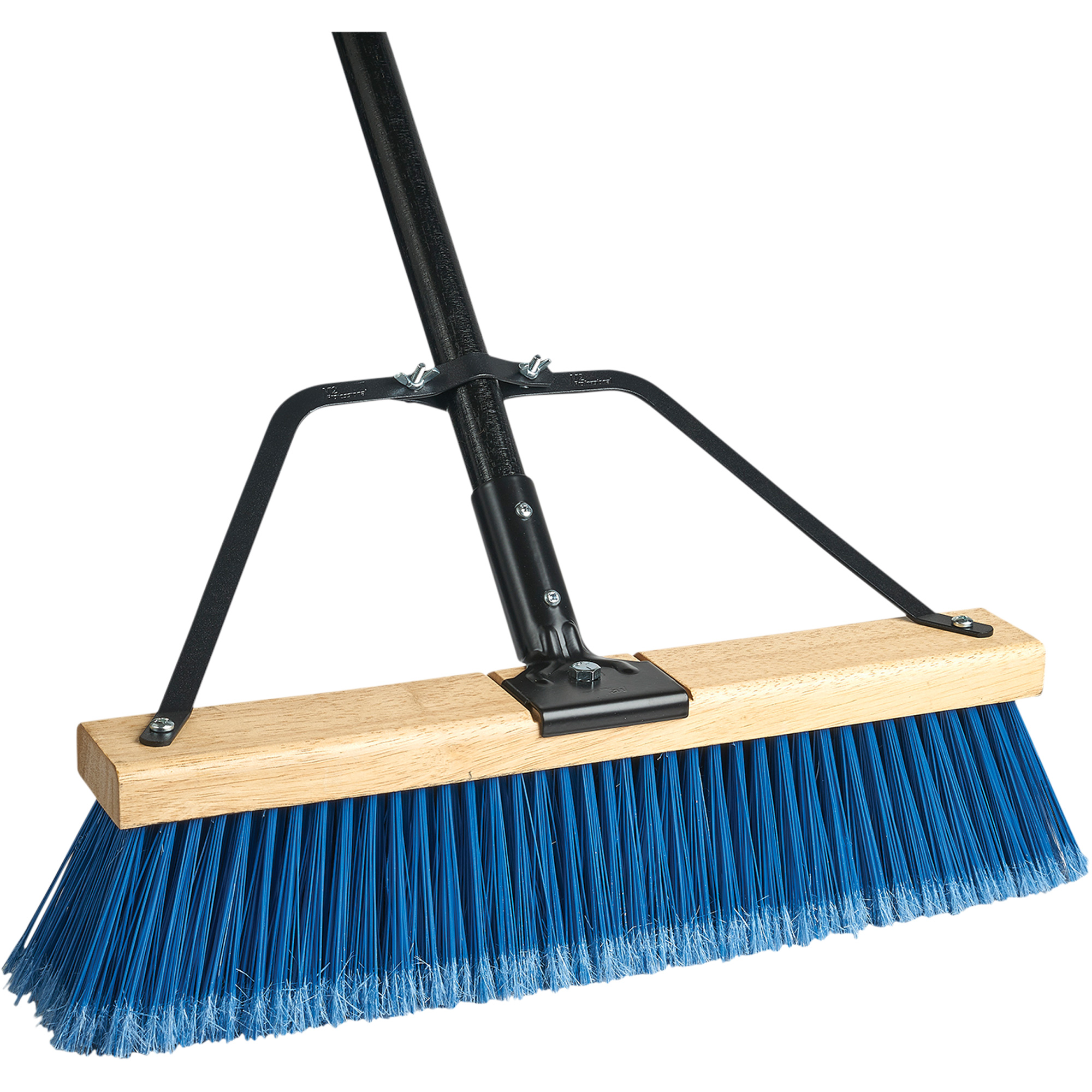 Balai-brosse à manche renforcé Ryno, 18", Fin, Soies PVC