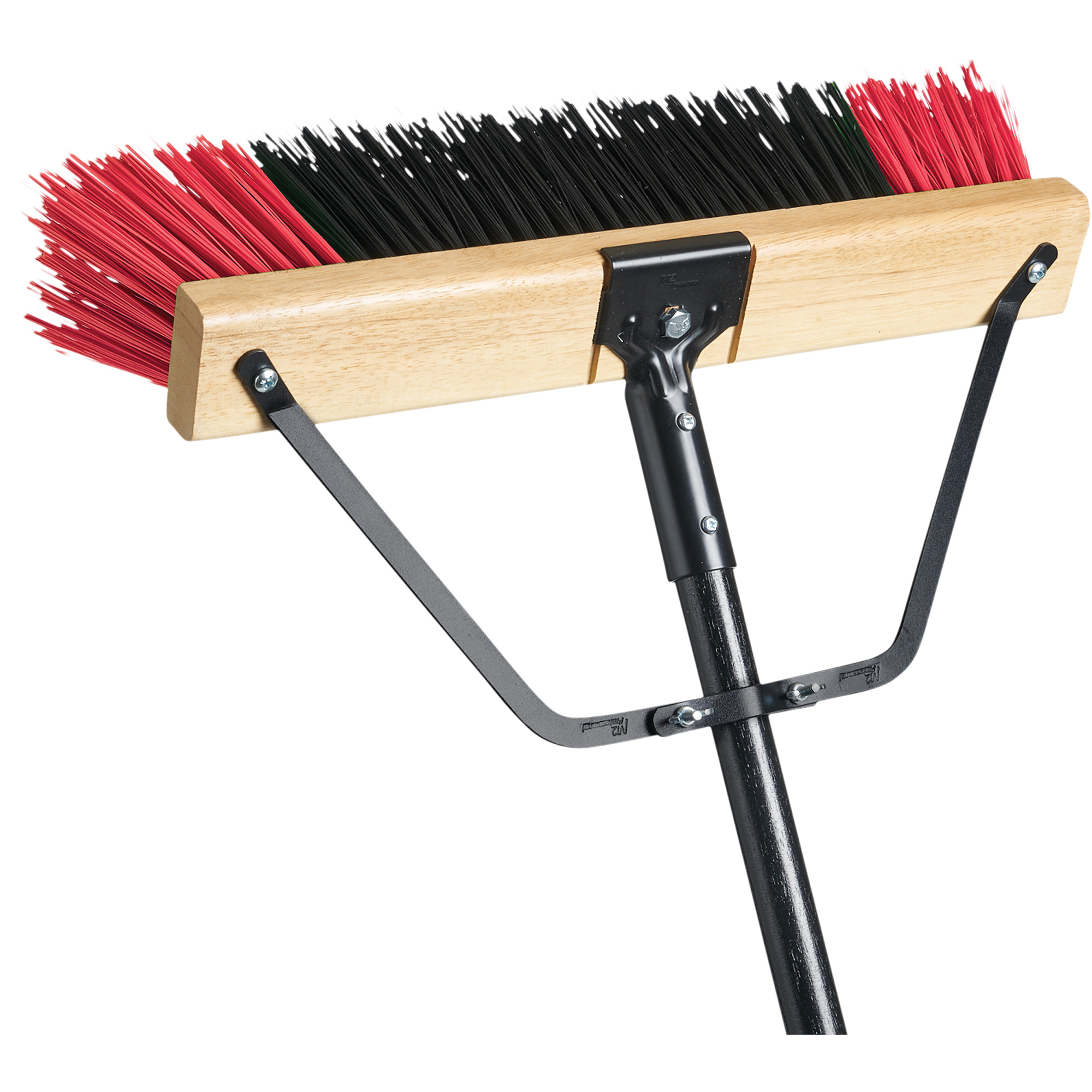 Balai-brosse à manche renforcé Ryno, 24", Ferme, Soies PVC