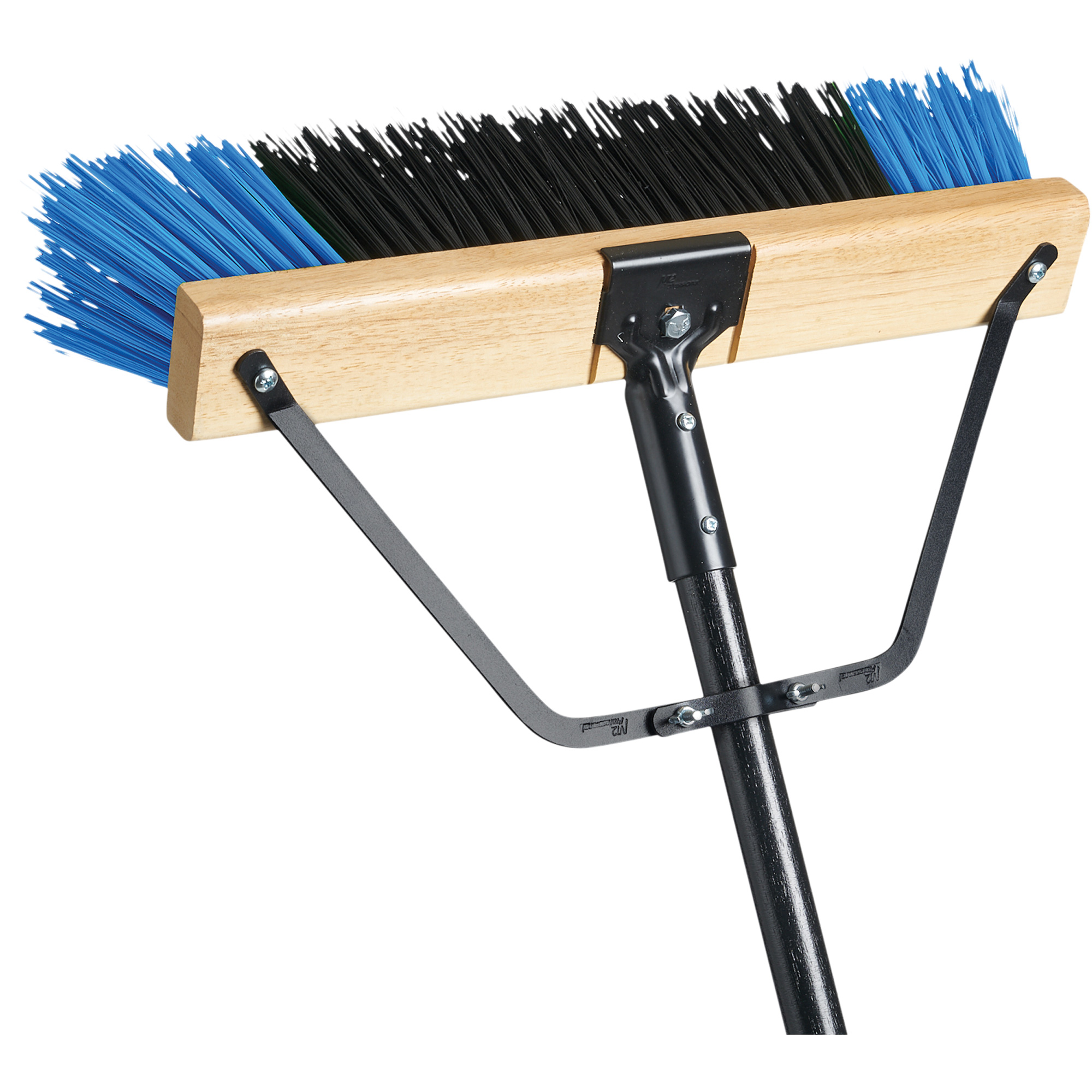 Balai-brosse à manche renforcé Ryno, 36", Corsé, Soies PVC