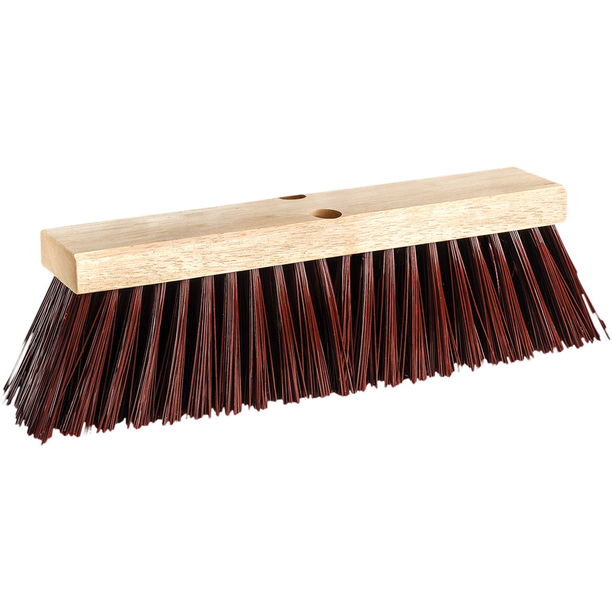 Balai-brosse de rue et d'écurie, 16", Extra-ferme, Soies Polypropylène