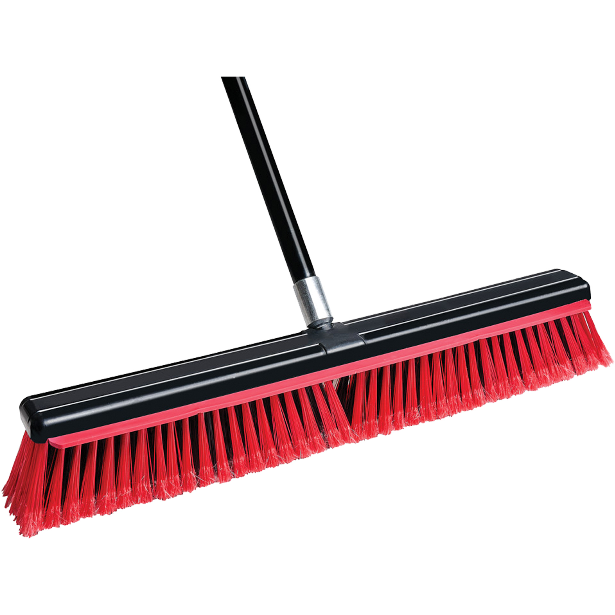 Balai-raclette avec manche, 24", Moyen, Soies PVC