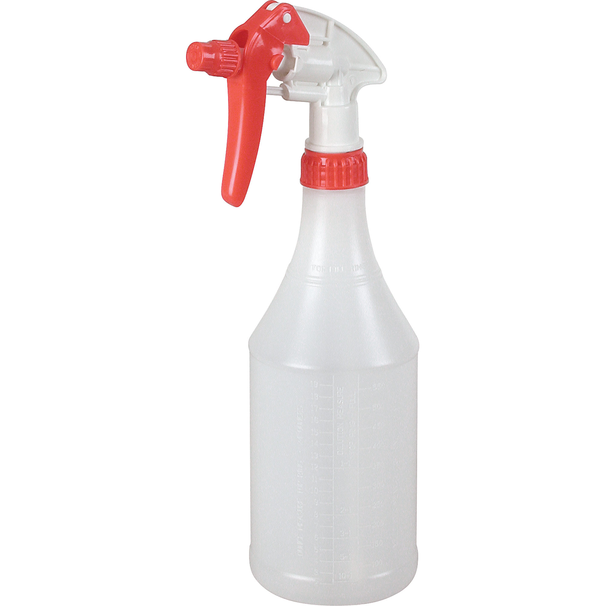 Bouteille ronde avec pulvérisateur à gâchette, 24 oz