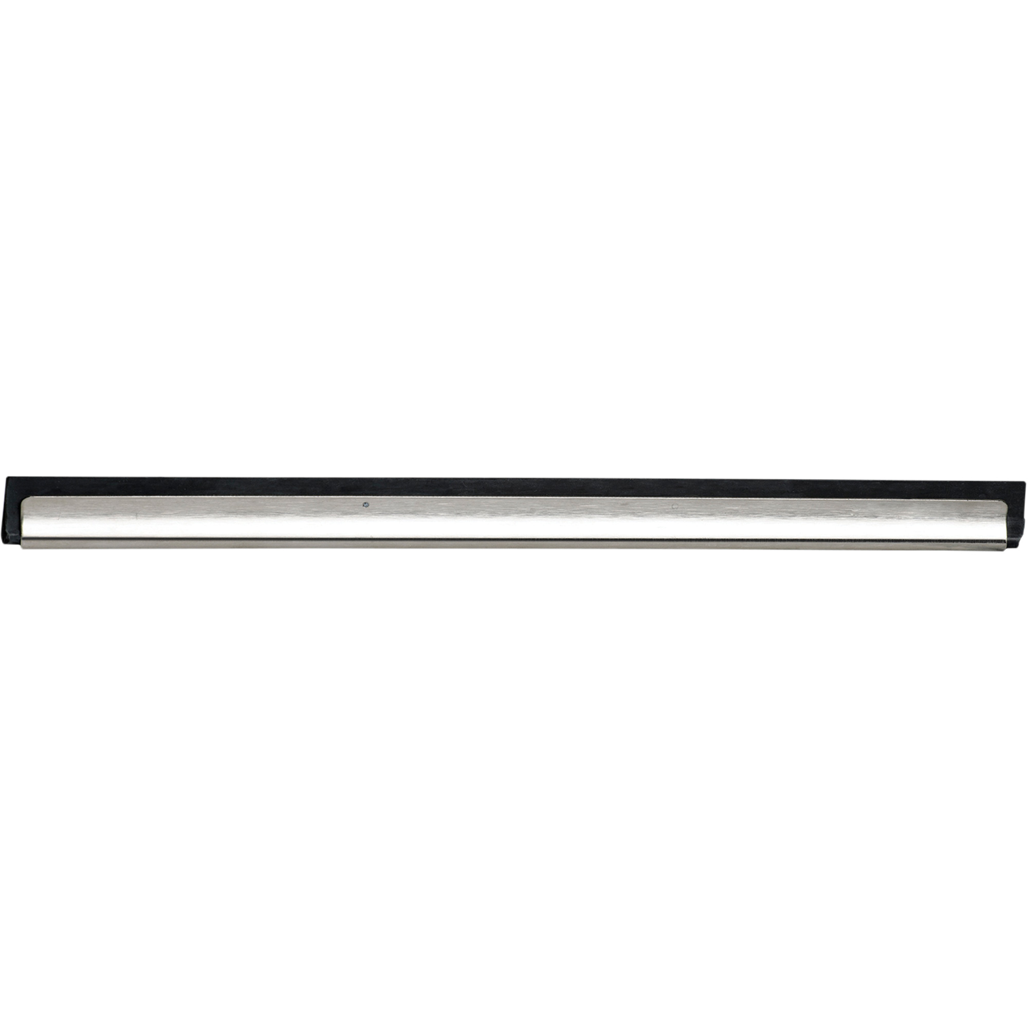 Caoutchouc et canal de raclette pour fenêtre, 12", Caoutchouc, Cadre Acier inoxydable