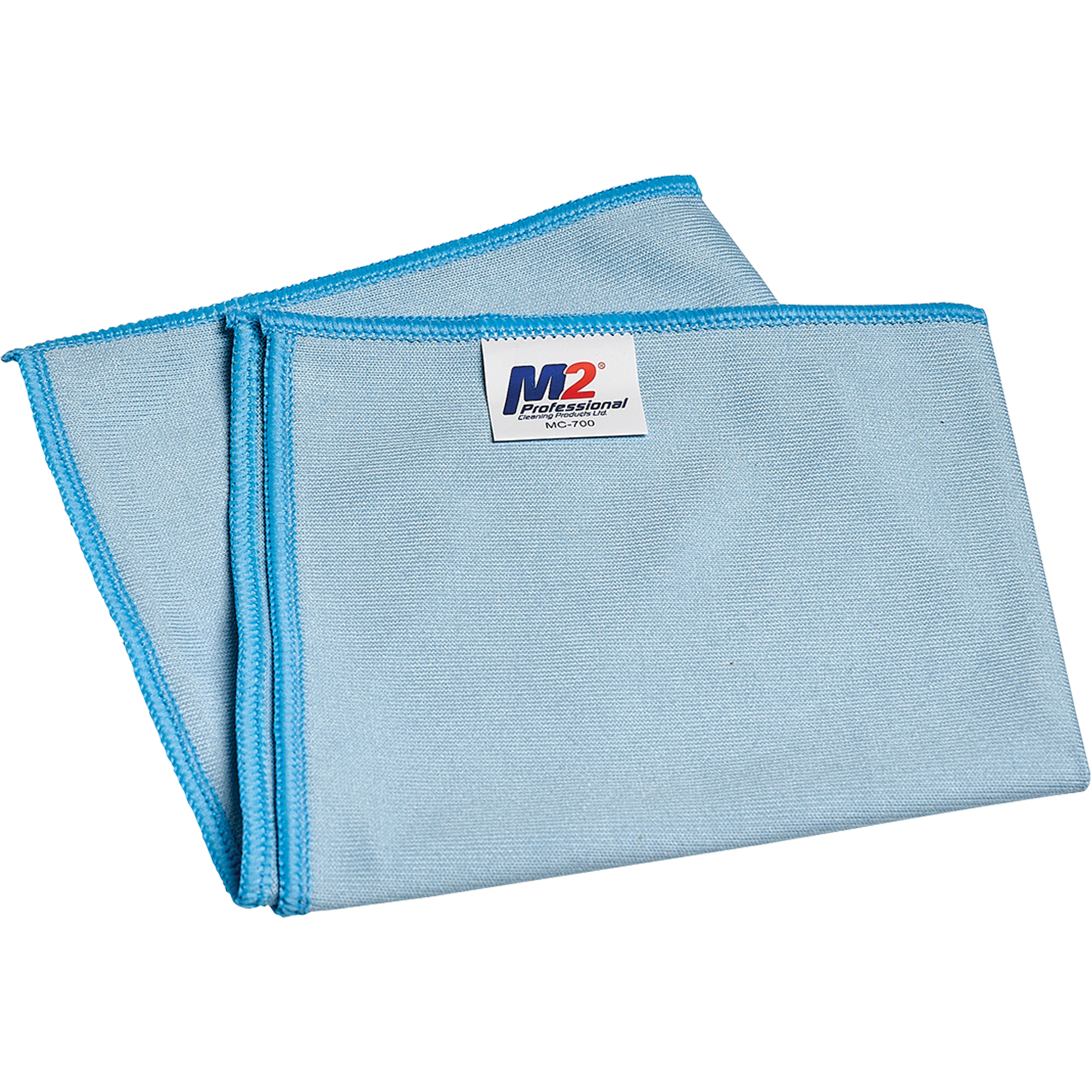 Chiffon de nettoyage pour vitres, Microfibre, Bleu