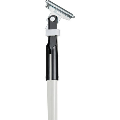Manche blanche pour vadrouille à épousseter Clipper, Fibre de verre, 1" dia, 60" lo