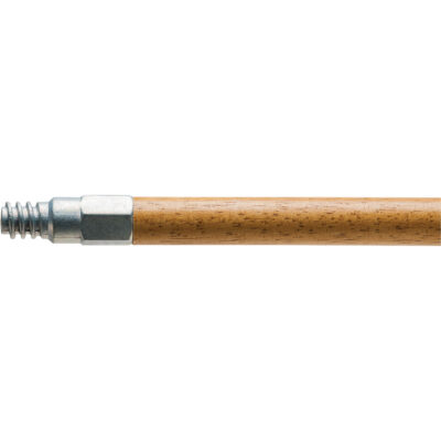 Manche en bois avec embout en métal, Bois, Pointe Filetage ACME, 15/16" dia, 54" lo