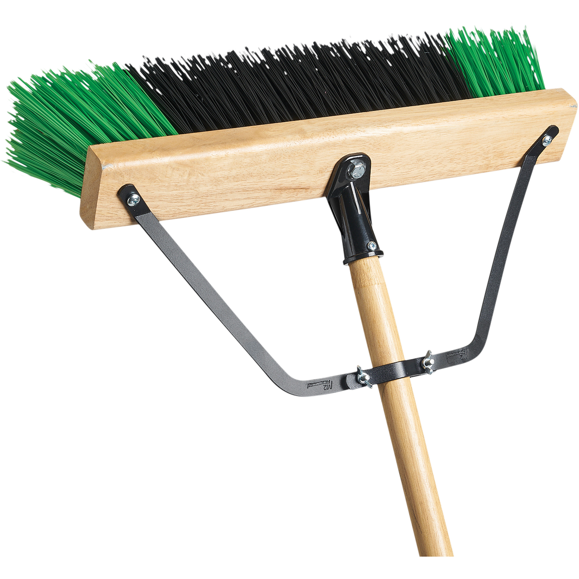 Manche et balai Bulldog, 24", Corsé, Soies PVC
