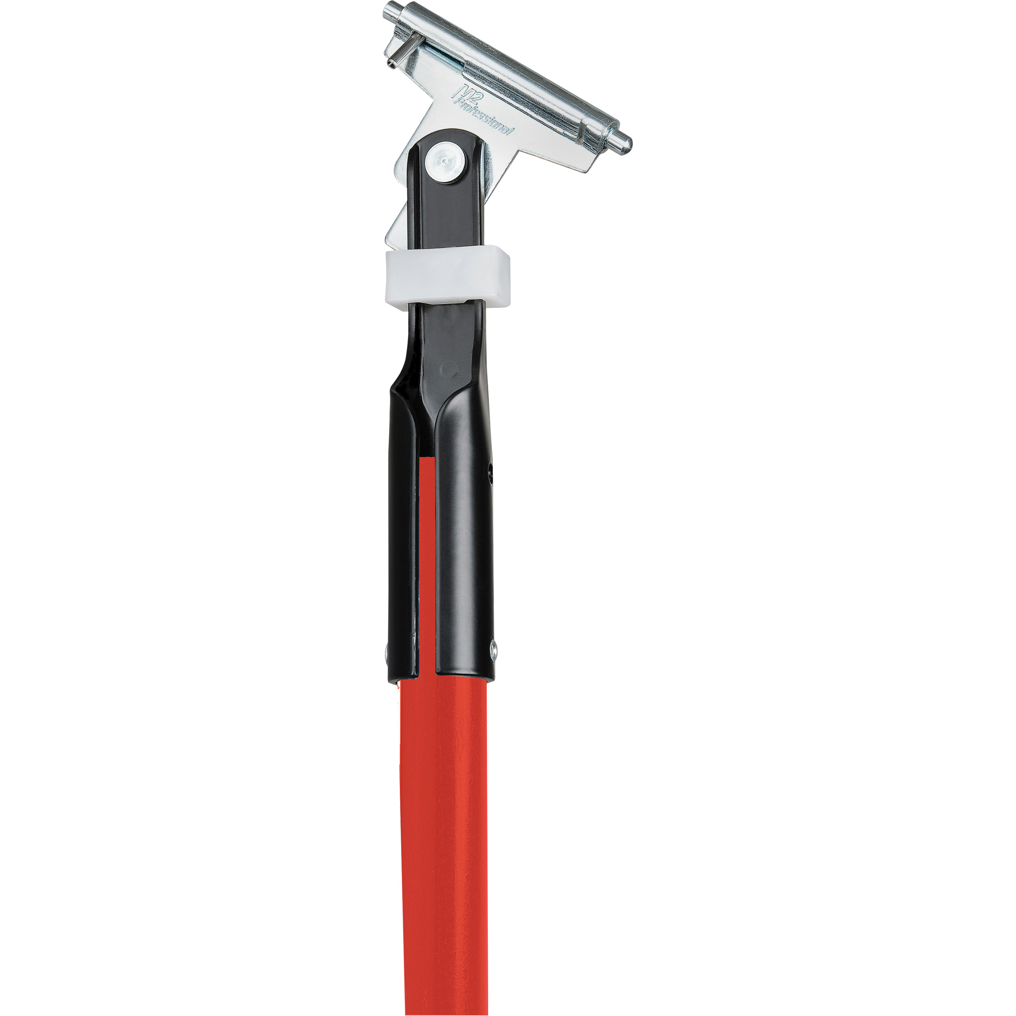 Manche rouge pour vadrouille à épousseter Clipper, Fibre de verre, 1" dia, 60" lo