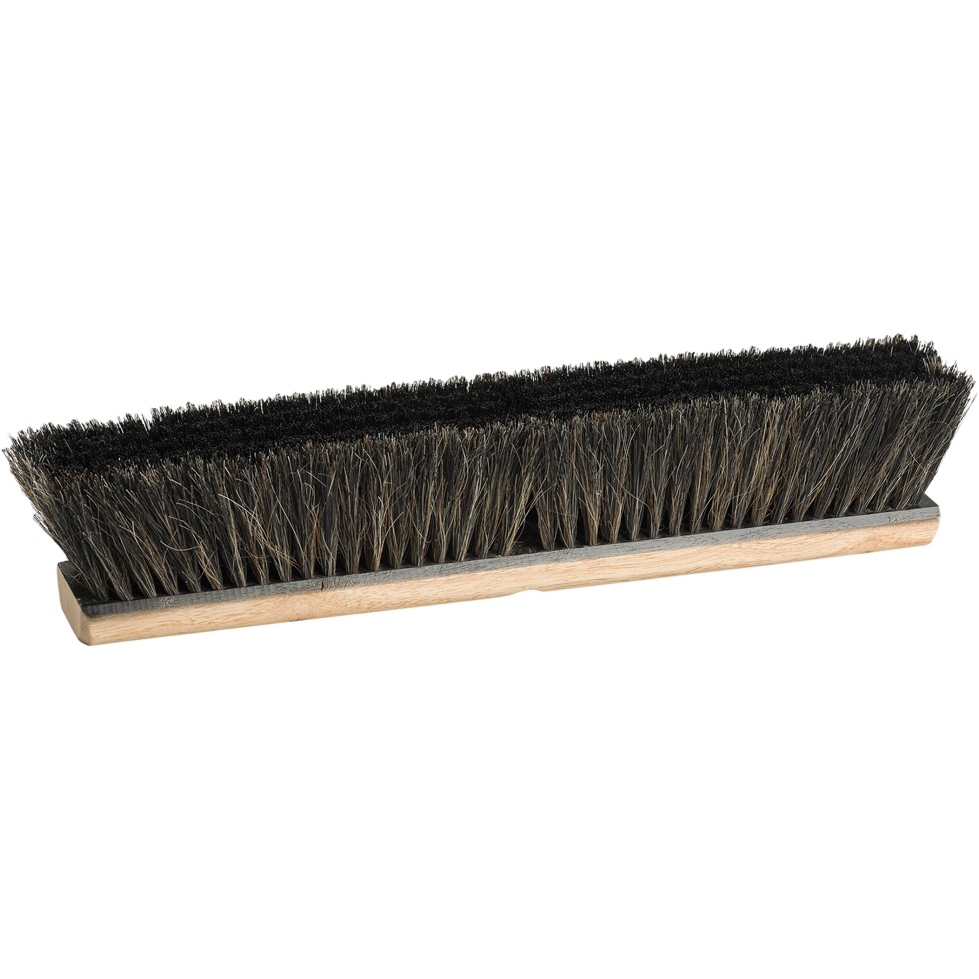Tête de balai-brosse, 18", Fin, Soies PVC/Soies d'animal