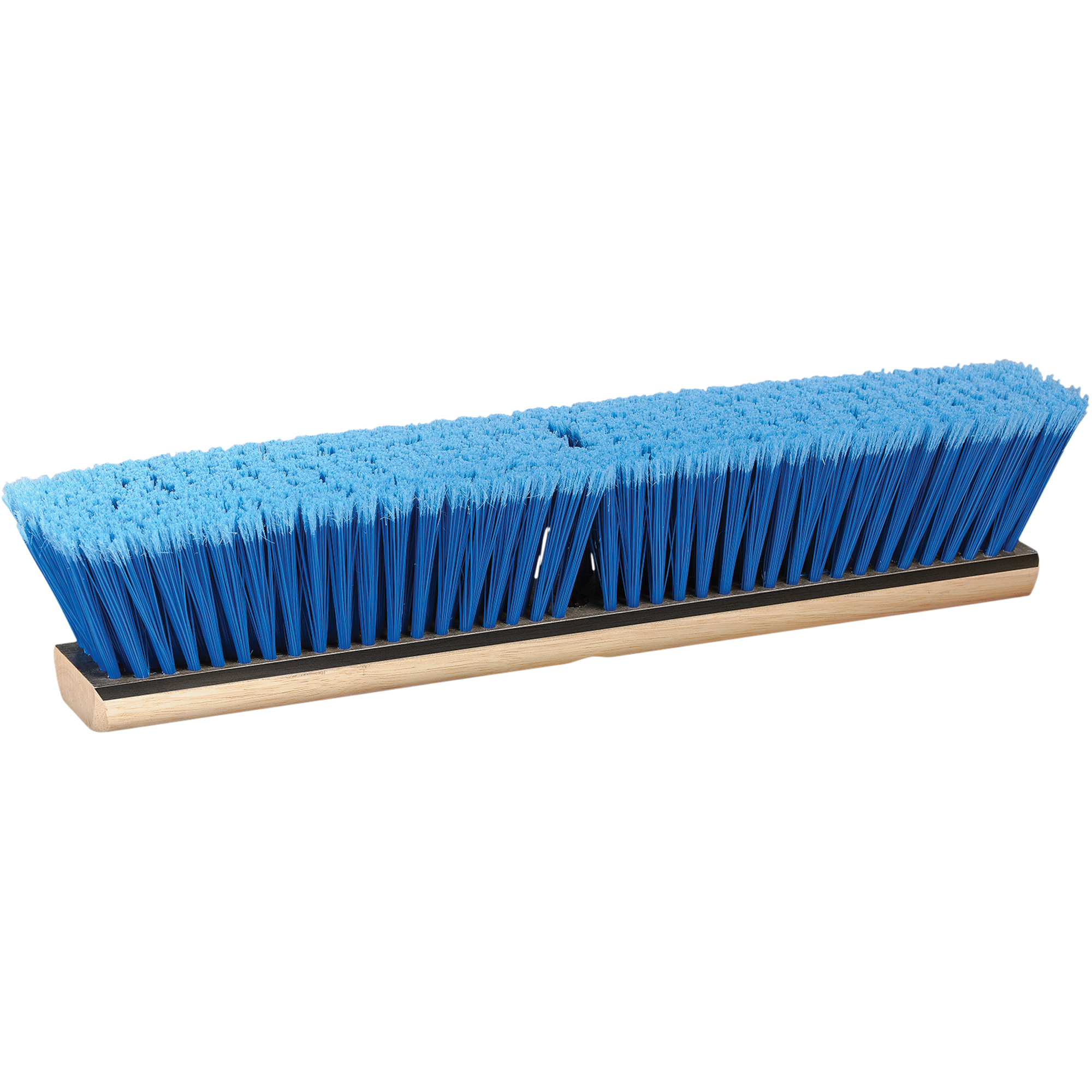 Tête de balai-brosse à soies fleurées, 18", Fin, Soies PVC