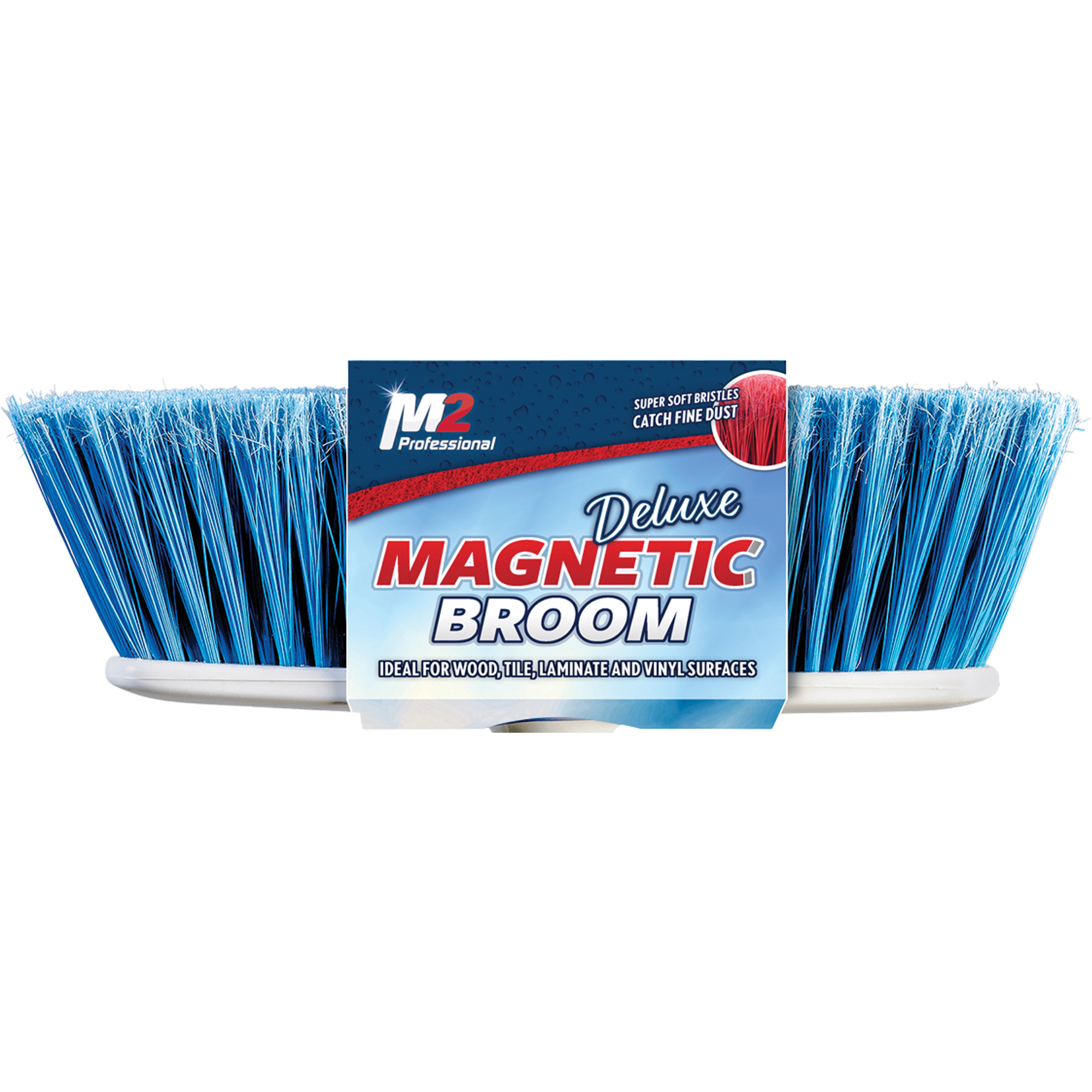 Tête plate magnétique pour balai-brosse Pluto
