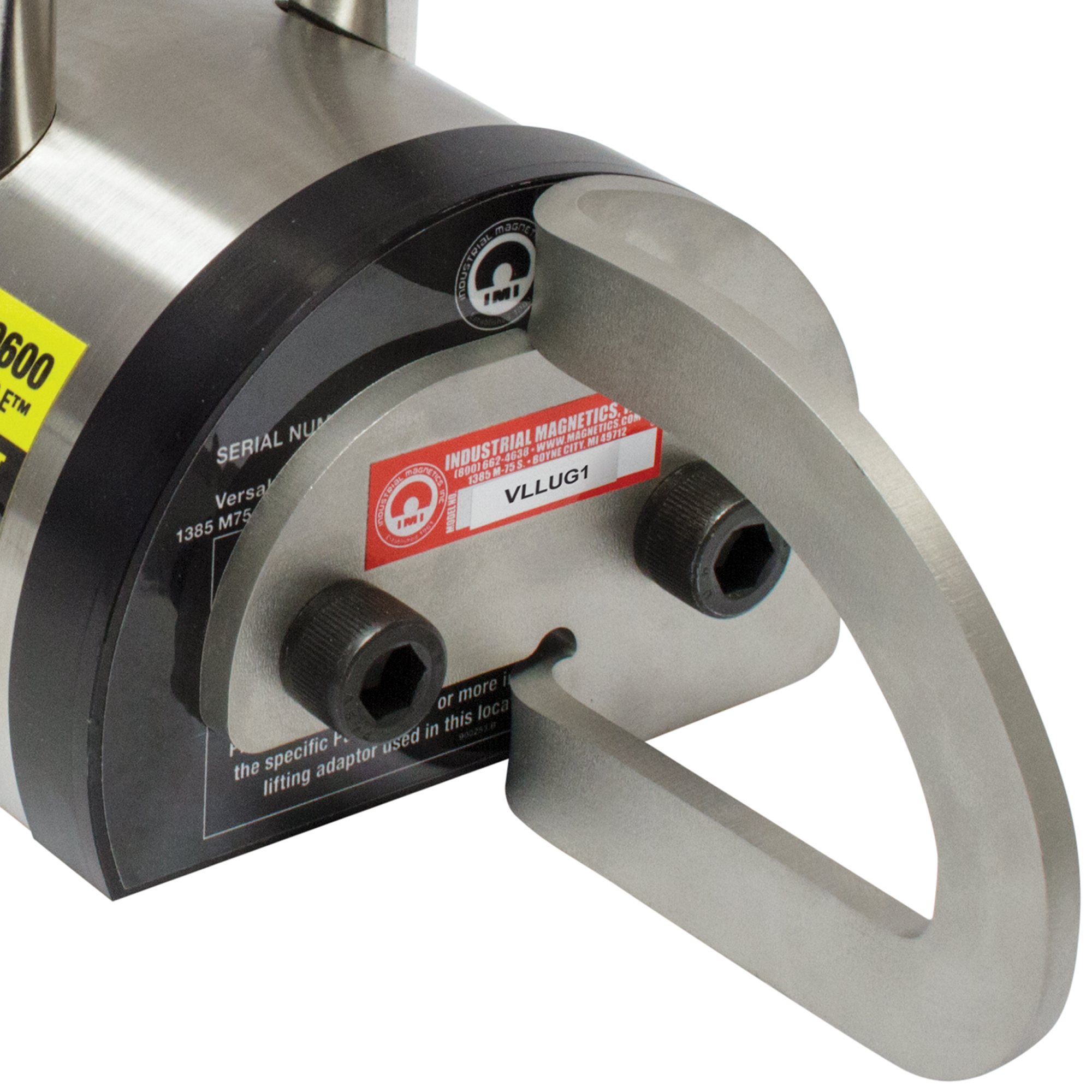 Adaptateur de taquet pour aiments VersaliftMC, Capacité de retenue 1200 lb (0,6 tonne), 3" lo x 3" la x 3" h