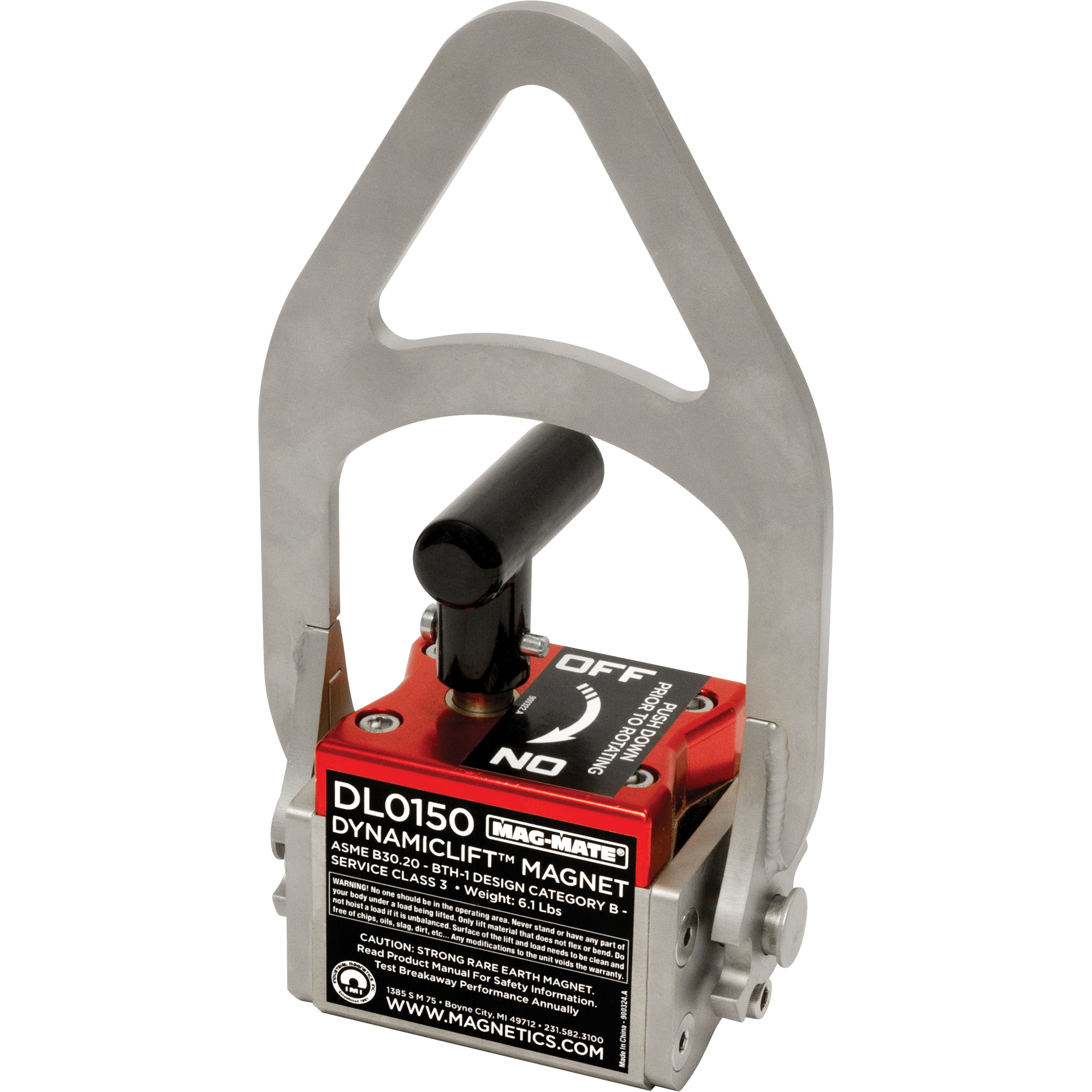 Aimants Dynamic LiftMC, Capacité de retenue 150, 5" lo x 2" la x 9" h