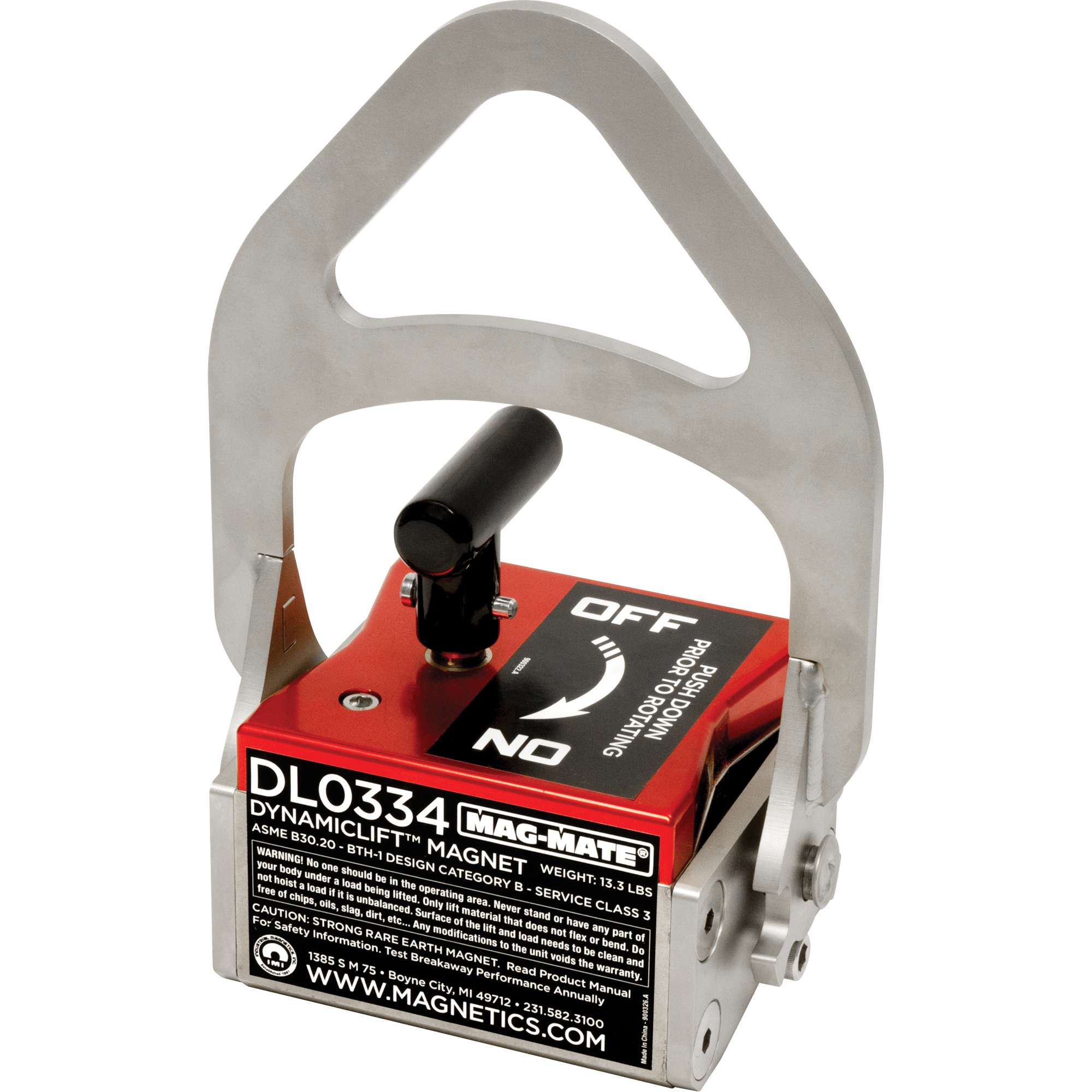 Aimants Dynamic LiftMC, Capacité de retenue 334, 6-1/2" lo x 4" la x 9-1/4" h
