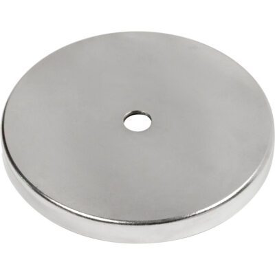 Aimants ronds à profil bas, dia. 2-5/8", Force de 100 lb