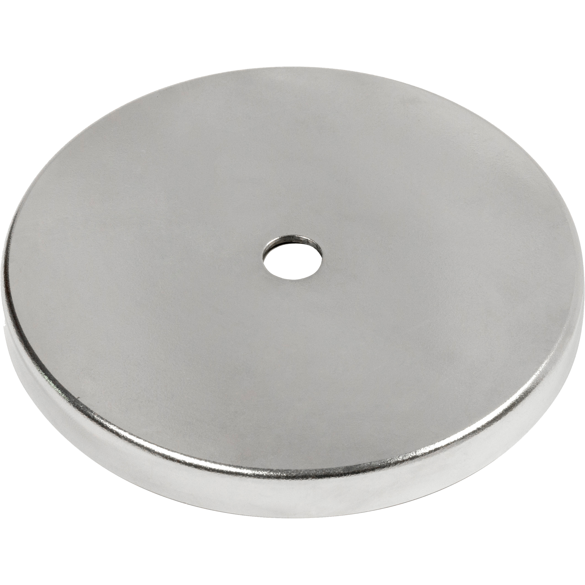 Aimants ronds à profil bas, dia. 2-5/8", Force de 100 lb
